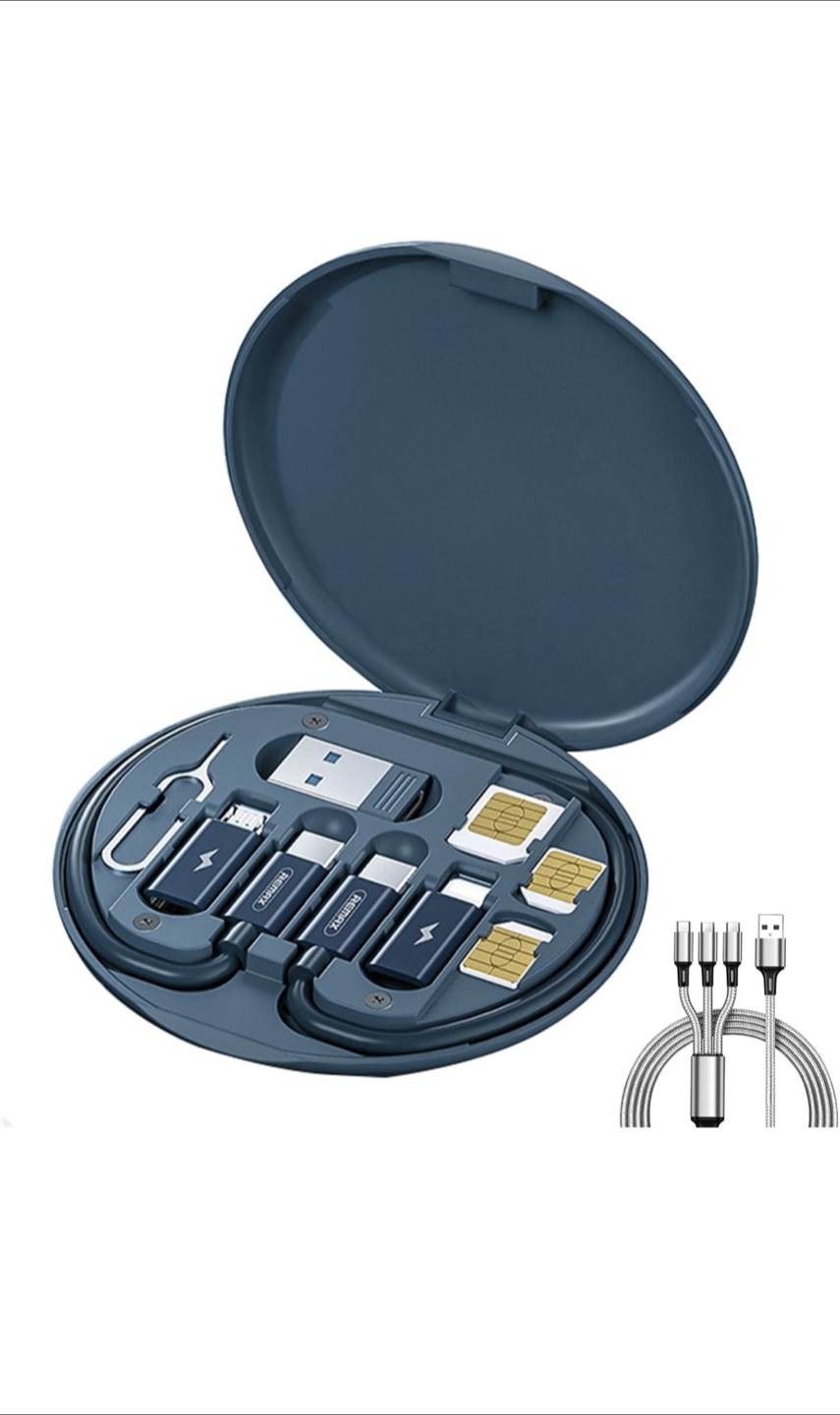 5-in-1 Universal Charging Cable Kit with SIM Ejector