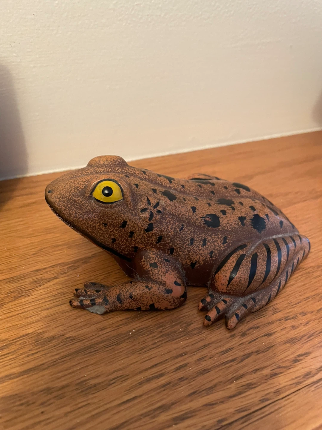Brown Frog Figurine