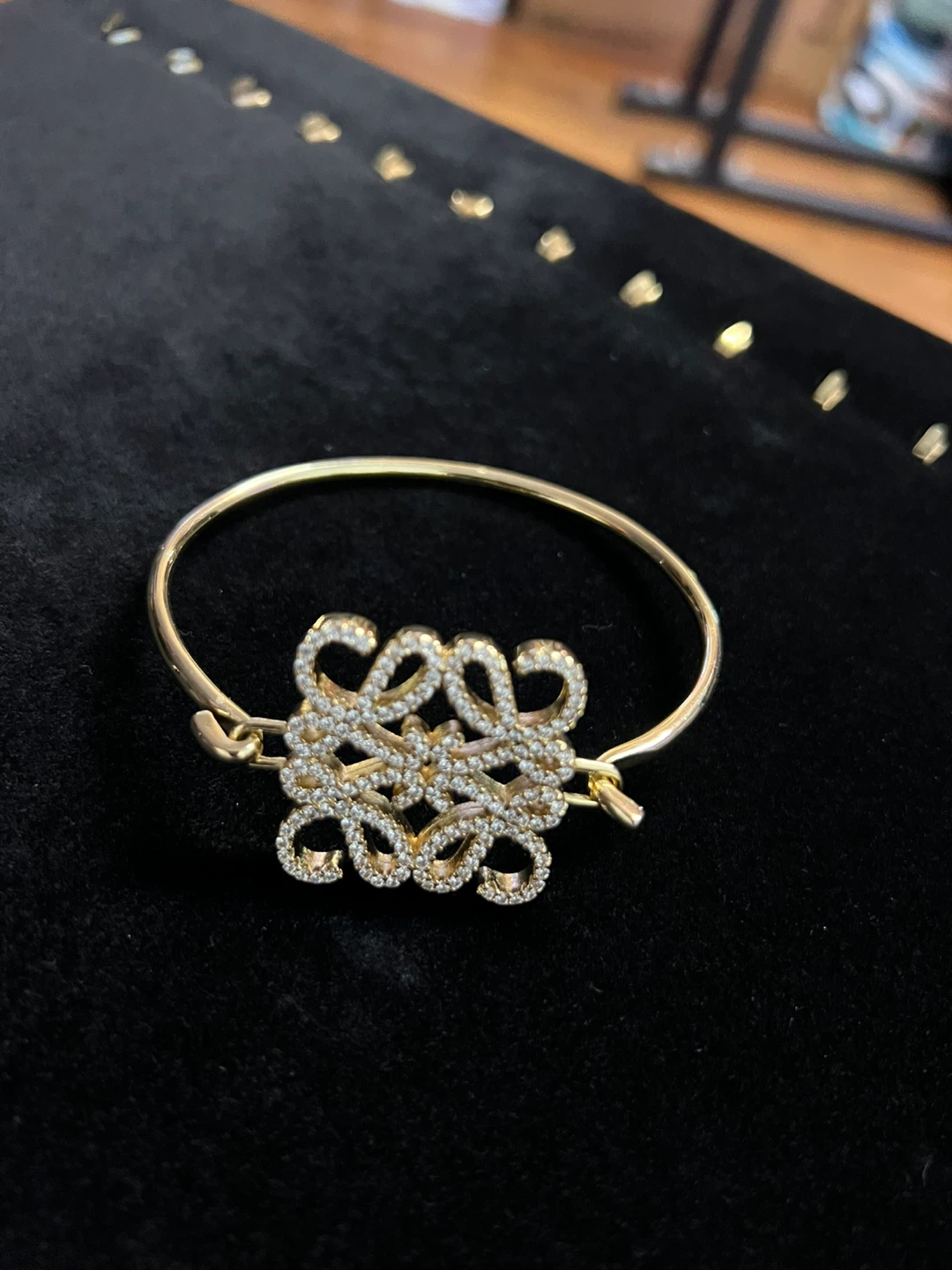 LOEWE Anagram Bangle Bracelet