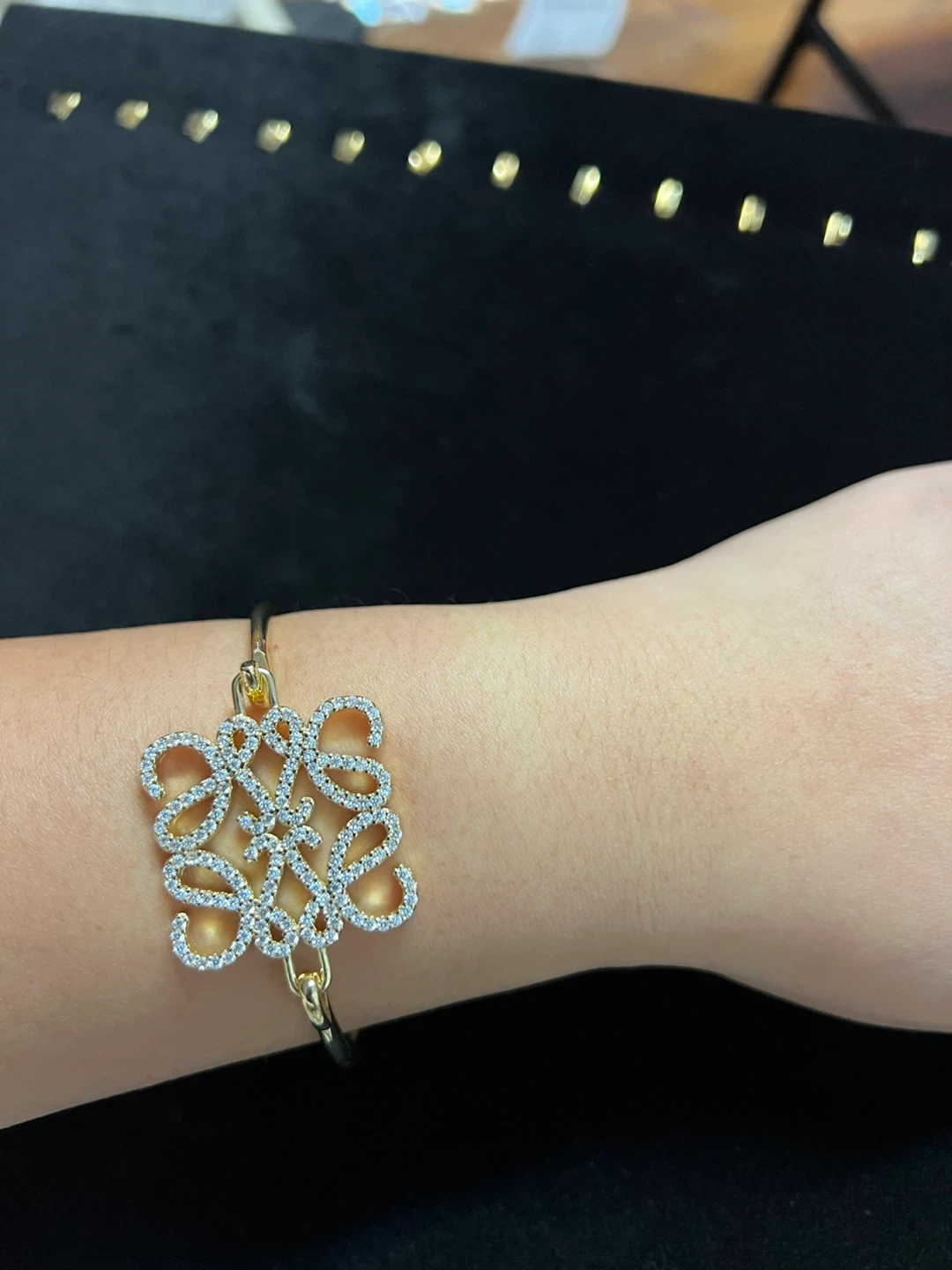 LOEWE Anagram Bangle Bracelet - photo 3