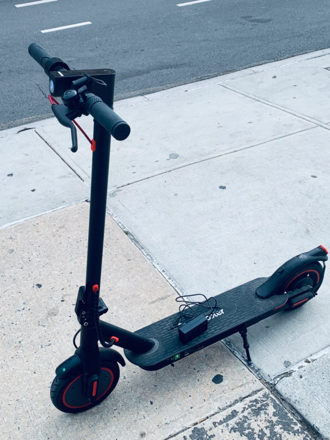 Black Electric Scooter run fast 28mph - photo 5