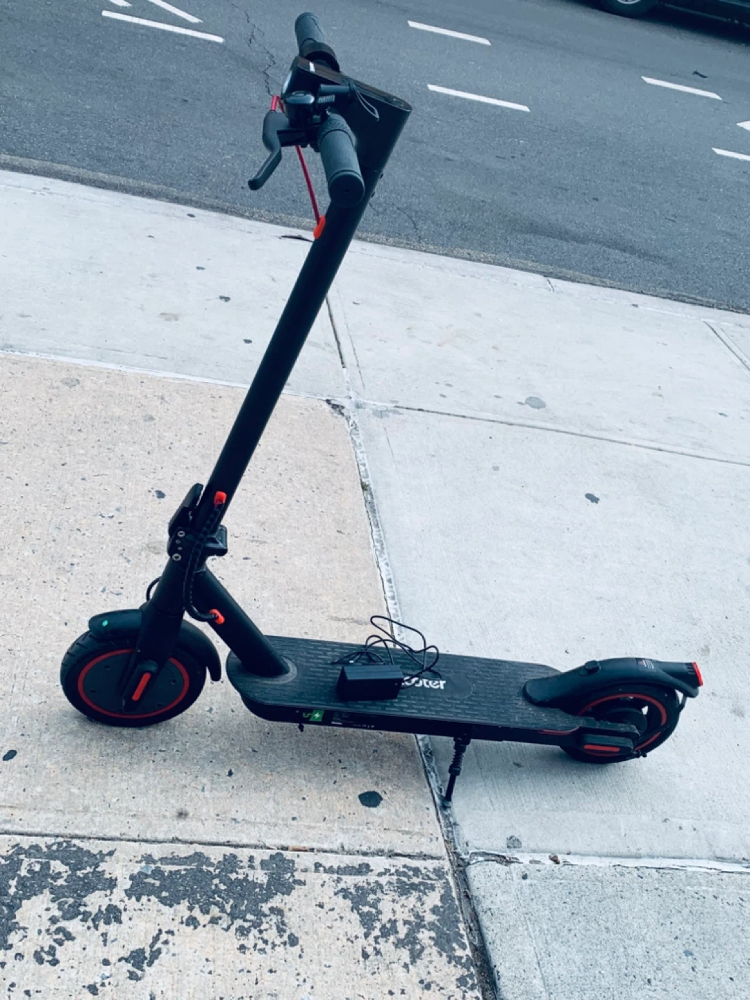 Black Electric Scooter run fast 28mph - photo 3