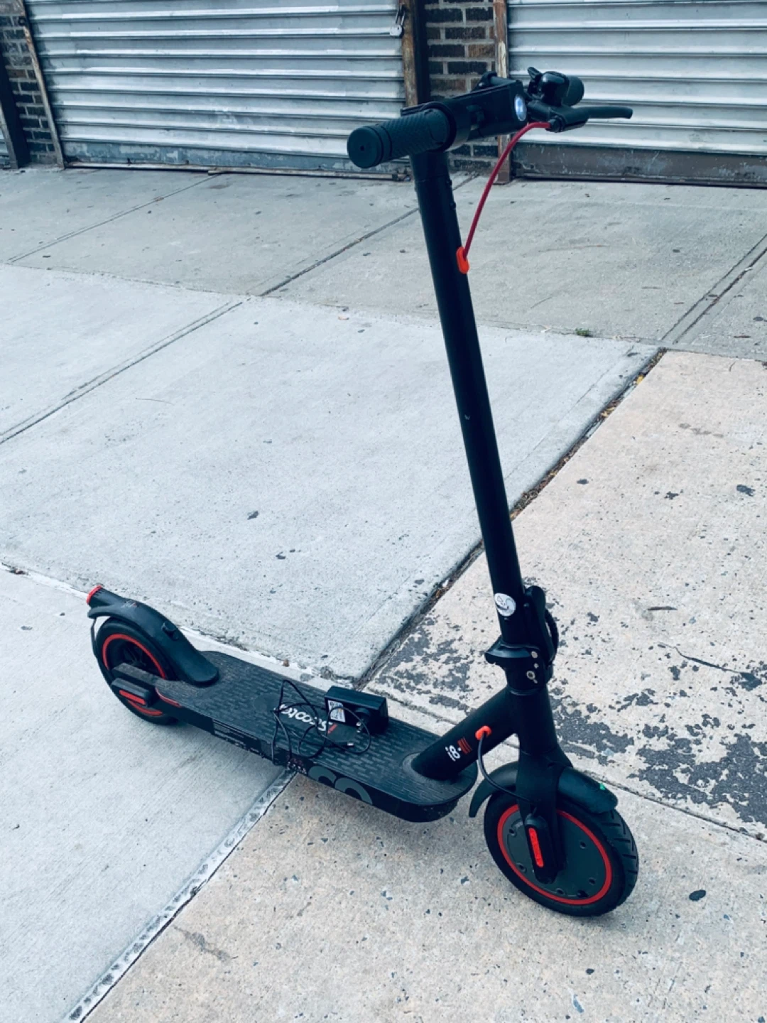 Black Electric Scooter run fast 28mph - photo 4