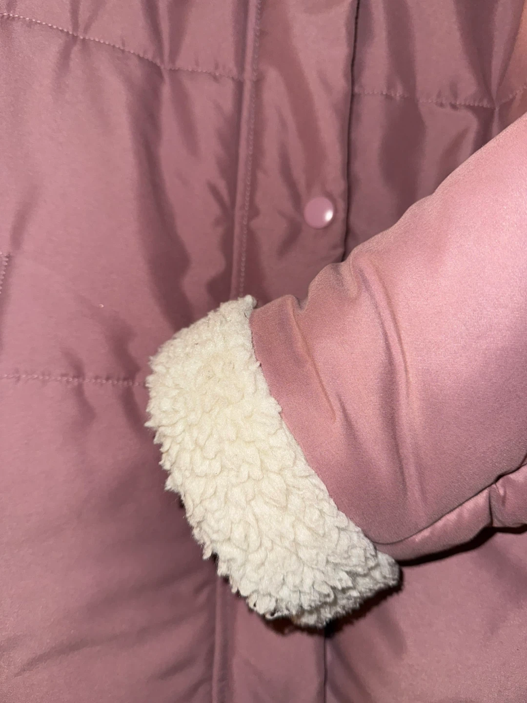 Vans Fawner Puffer Jacket/Sherpa Collar - Size XS - photo 4