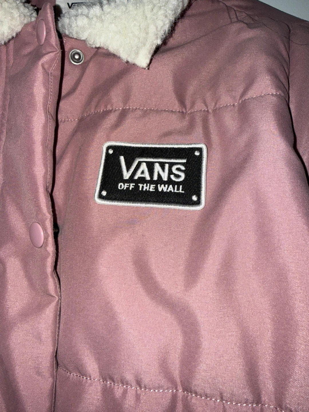 Vans Fawner Puffer Jacket/Sherpa Collar - Size XS - photo 3