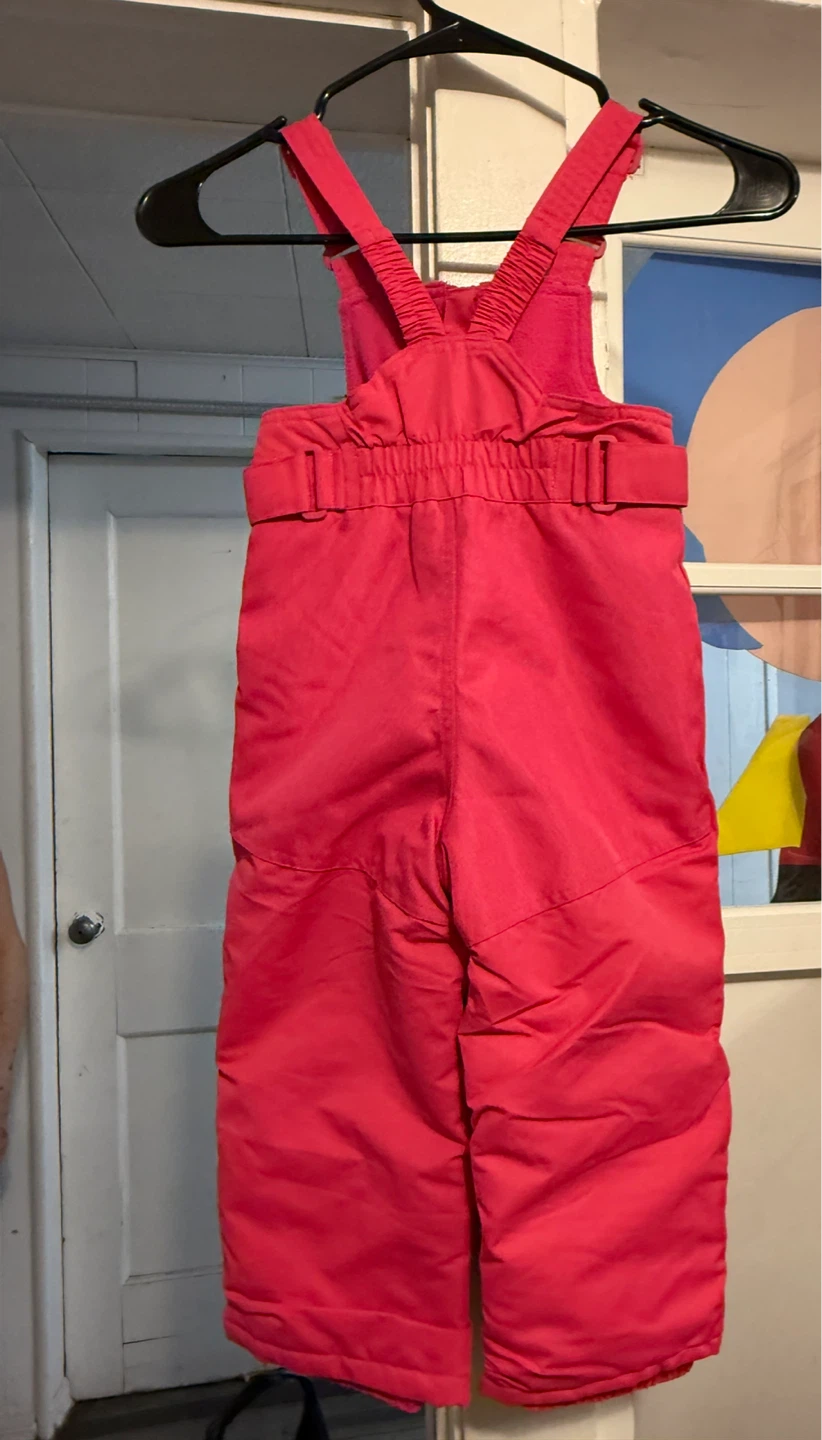 Cat & Jack Pink Snow Bib Overalls - Size 2T - photo 2
