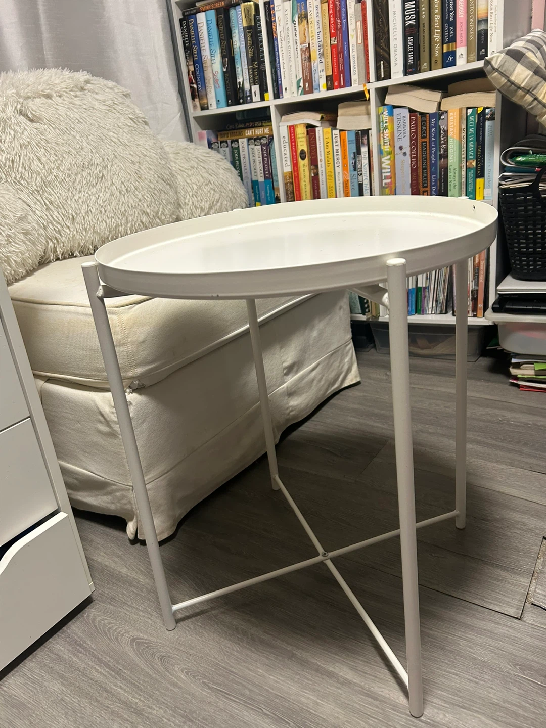 Ikea White Round Side Table