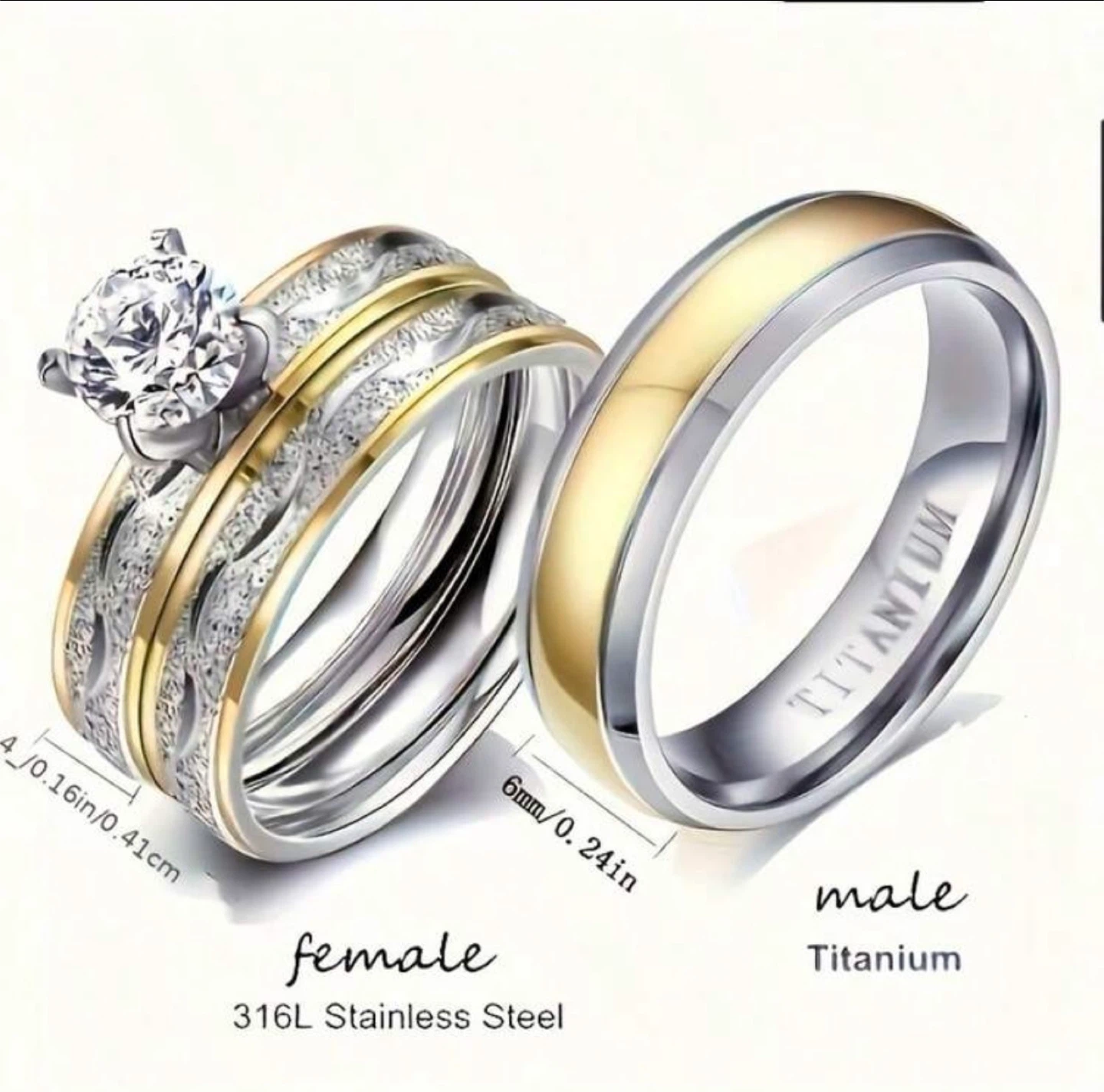 Couple Ring Set