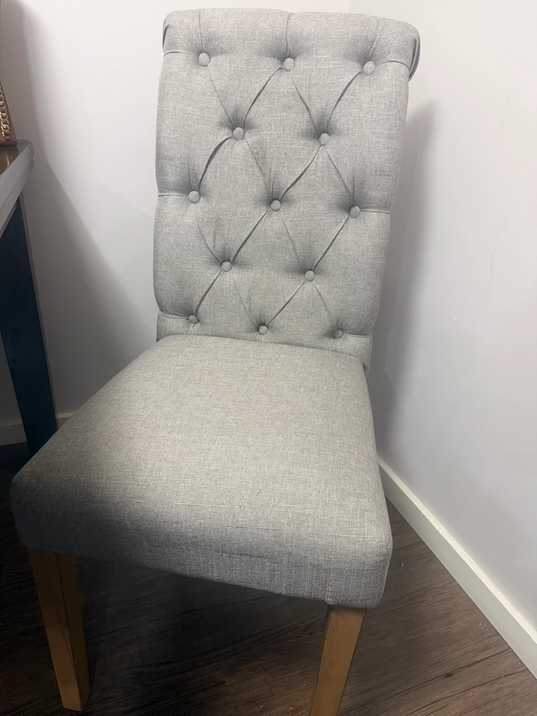 Grey Tufted Dining Chair(2 chairs) - photo 2