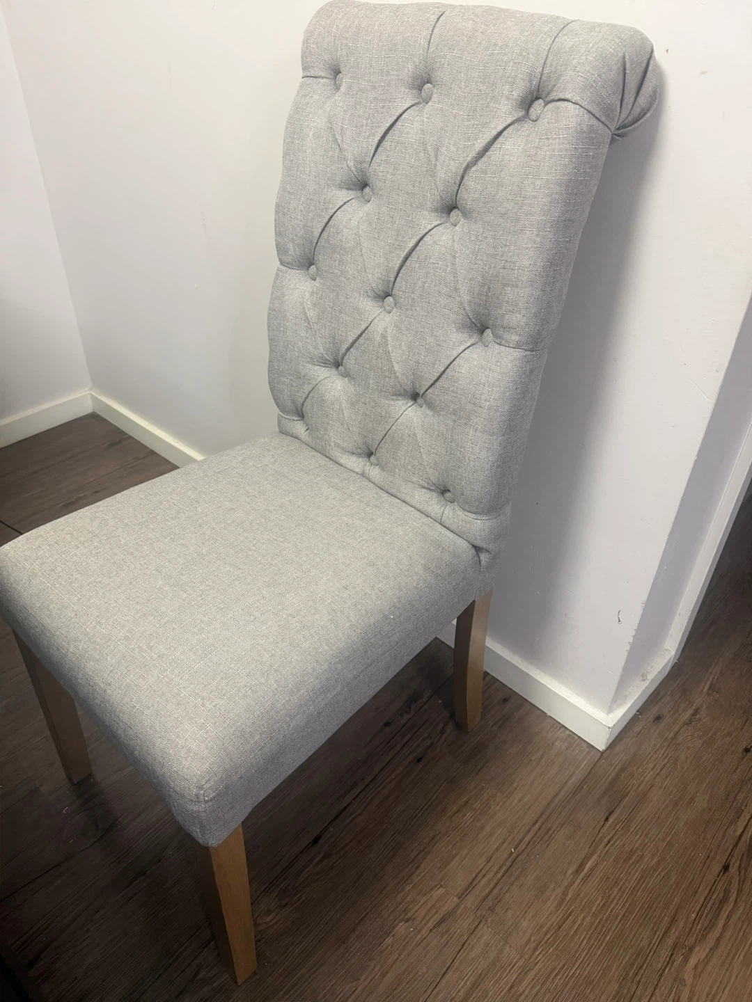 Grey Tufted Dining Chair(2 chairs) - photo 5