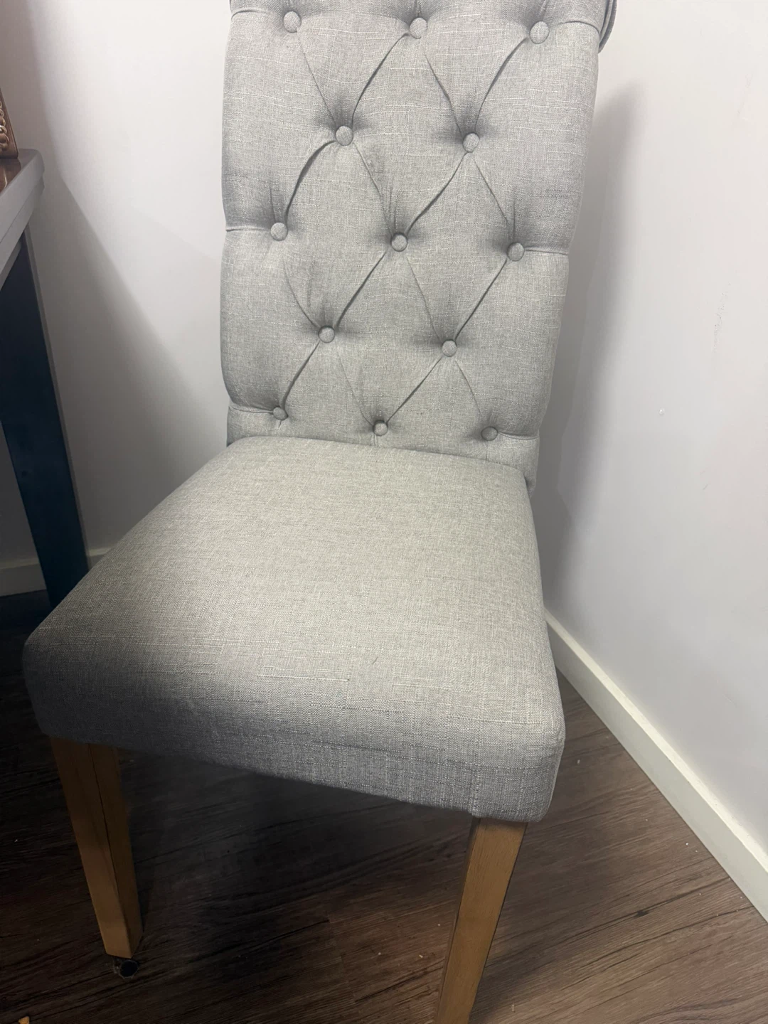 Grey Tufted Dining Chair(2 chairs) - photo 3