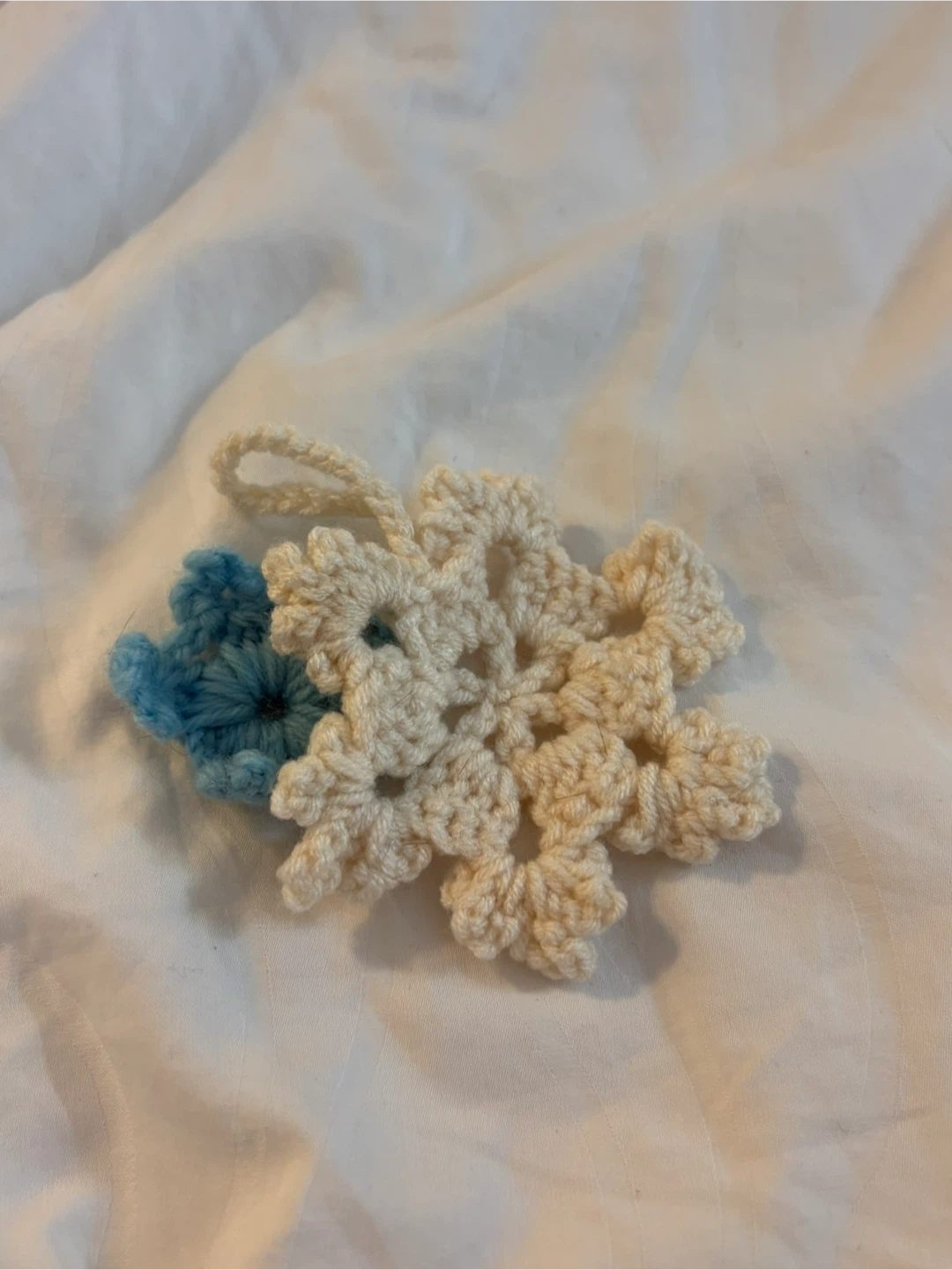 Crocheted Snowflake Ornaments (Set of 2) - photo 2