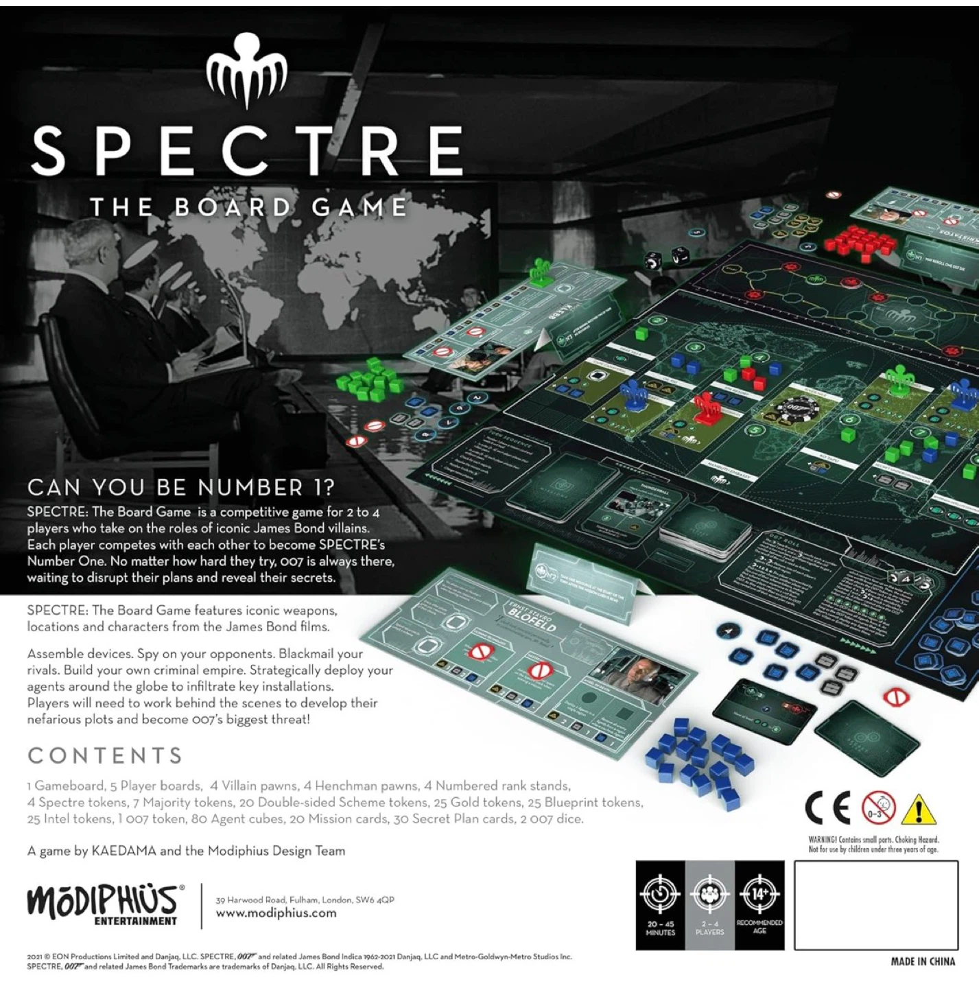 SPECTRE The Board Game Sealed - photo 3