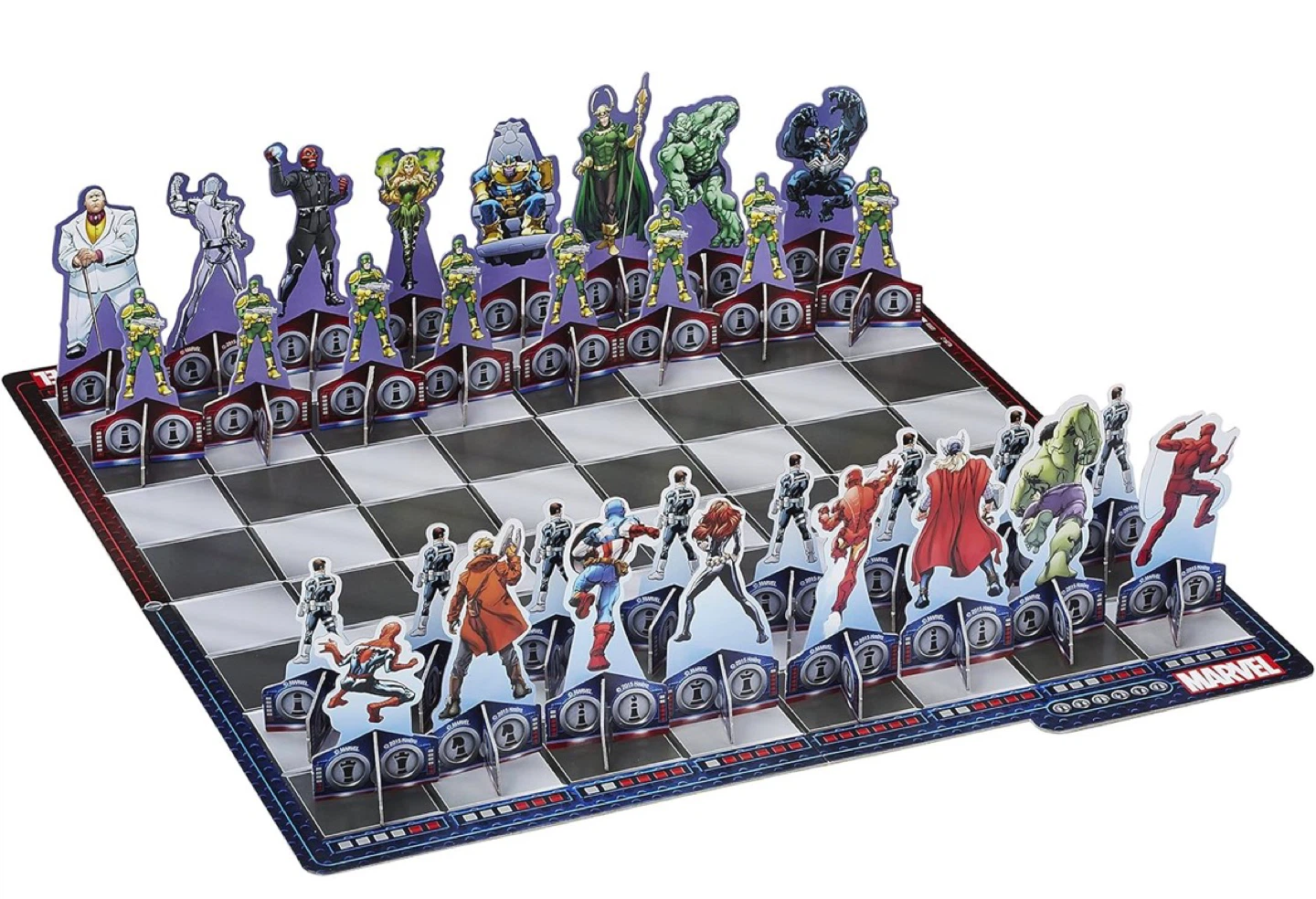 Marvel Chess Set - Heroes vs Villains Sealed - photo 2