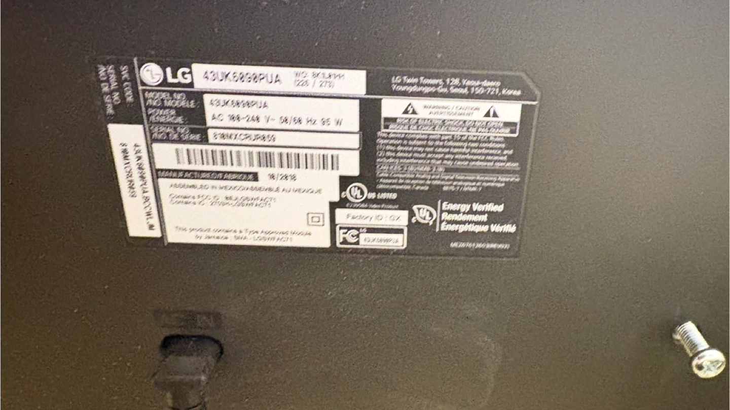 LG 43UK6400PUE 43-inch 4K UHD Smart TV - photo 5