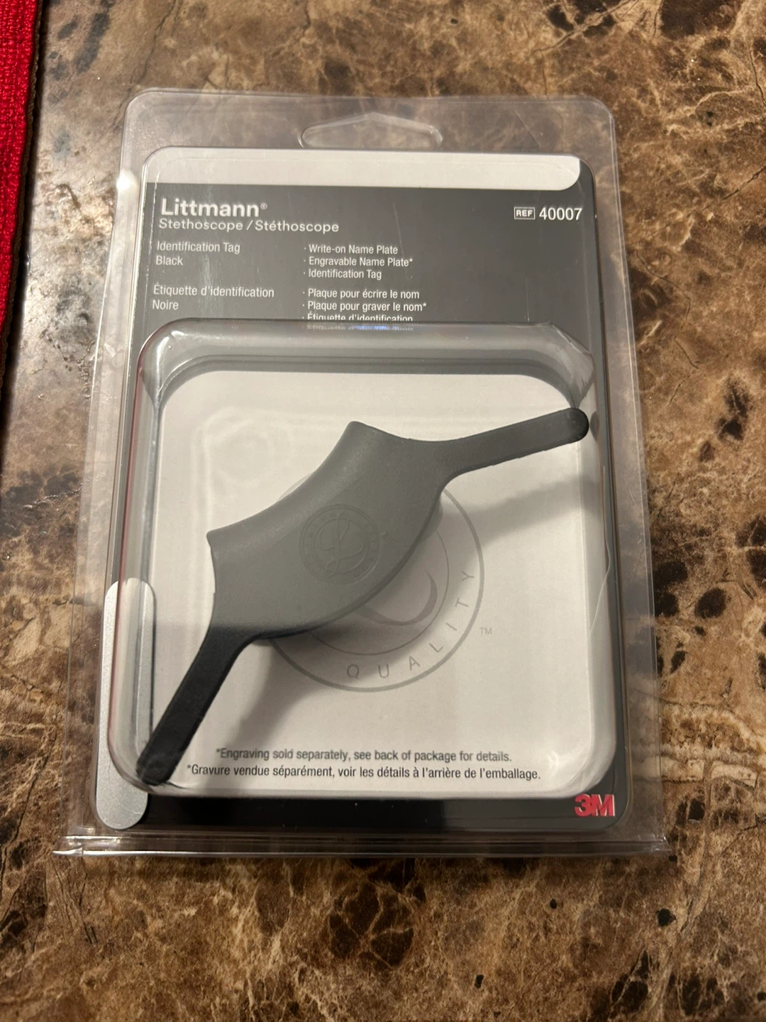Littmann Stethoscope Identification Tag - Black