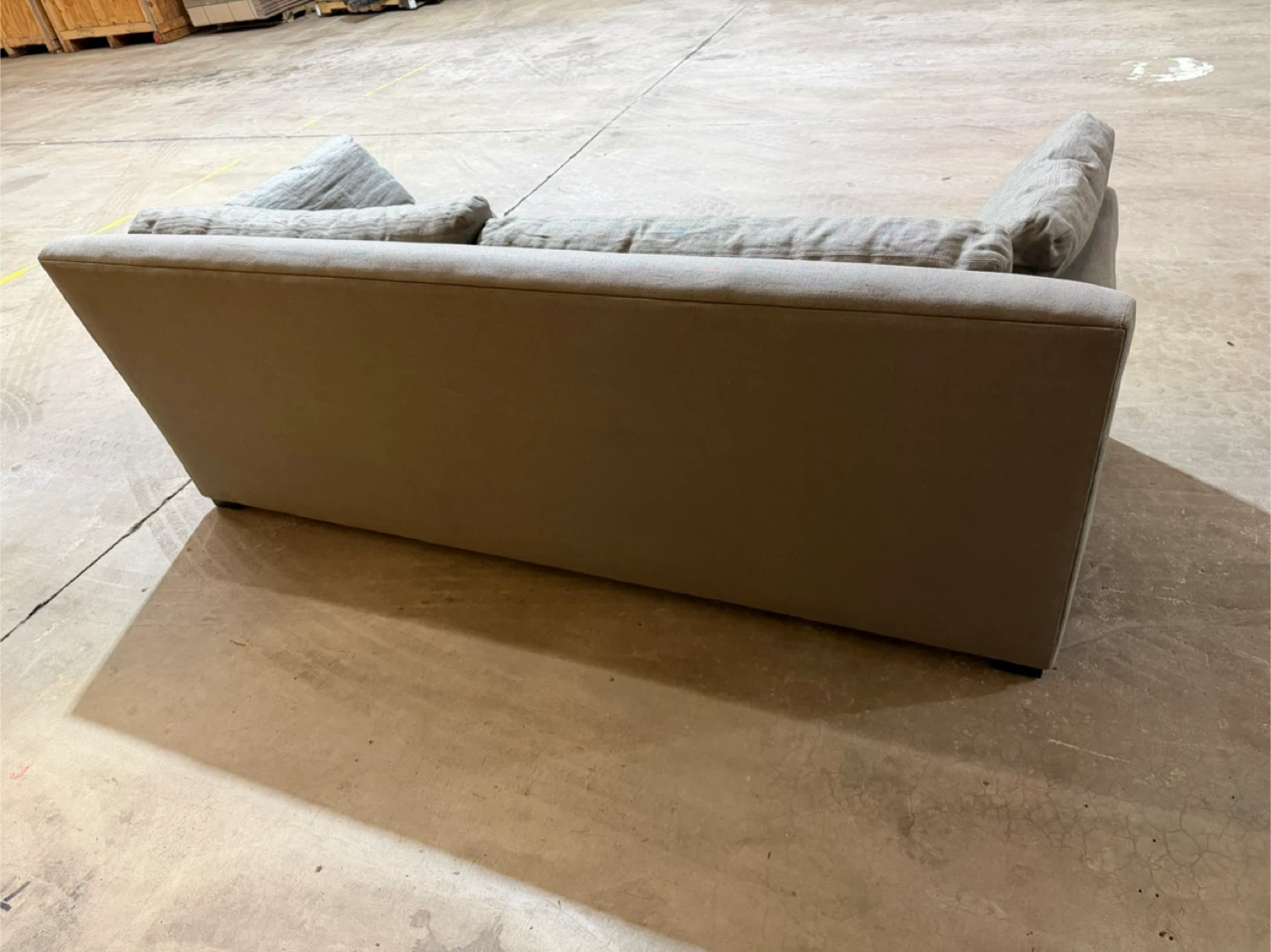Gray Sofa with Pillows - photo 3