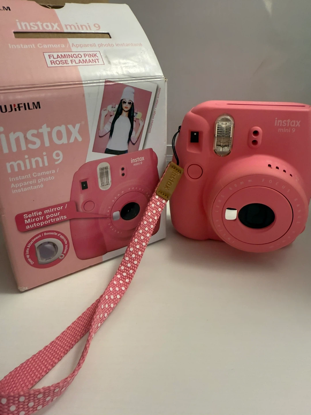 Fujifilm Instax Mini 9 Flamingo Pink Instant Camera