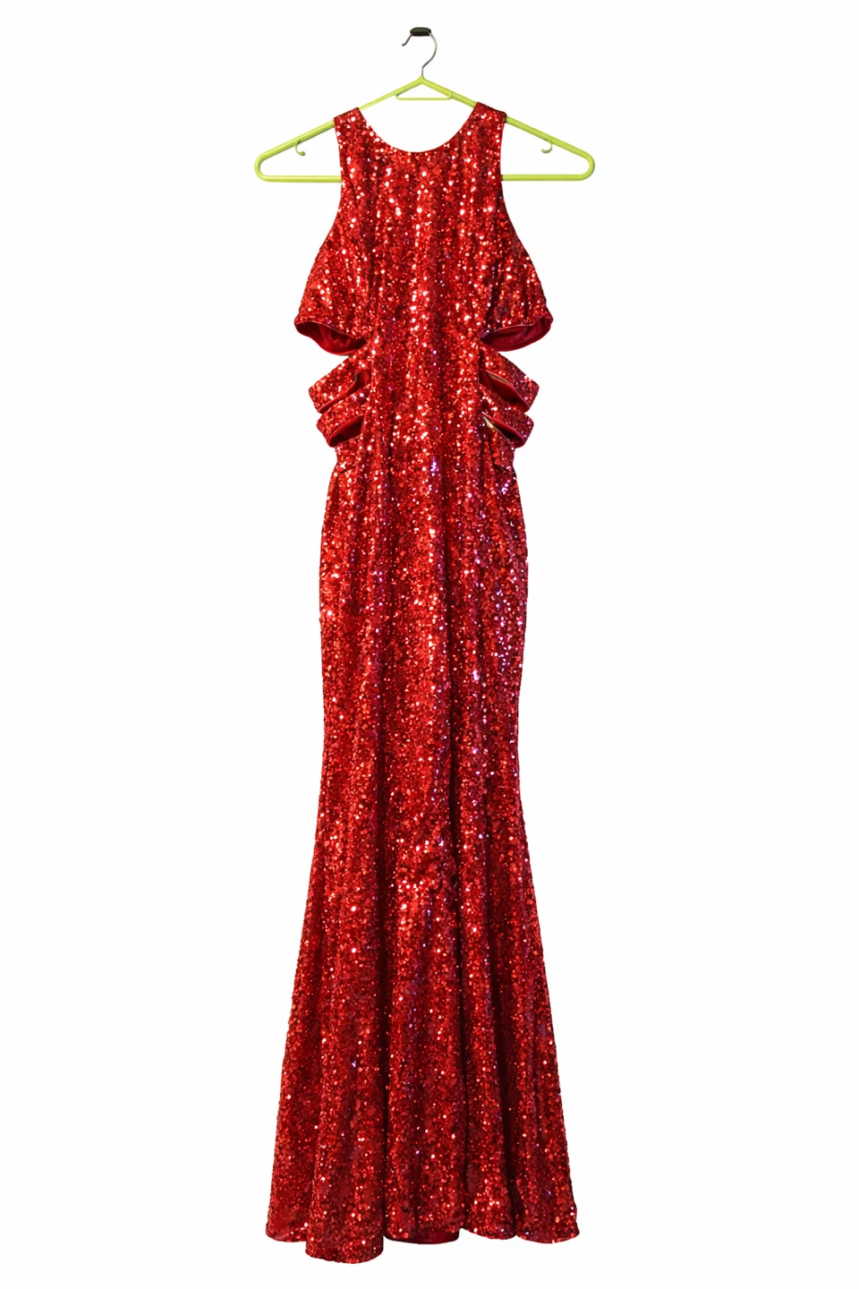 Women's Sequined Cut-out Maxi Dress - photo 2