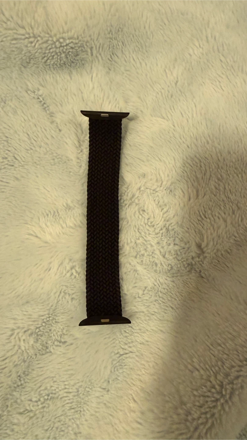 Braided Solo Loop Apple Watch Band series 11 (42 mm)- Black