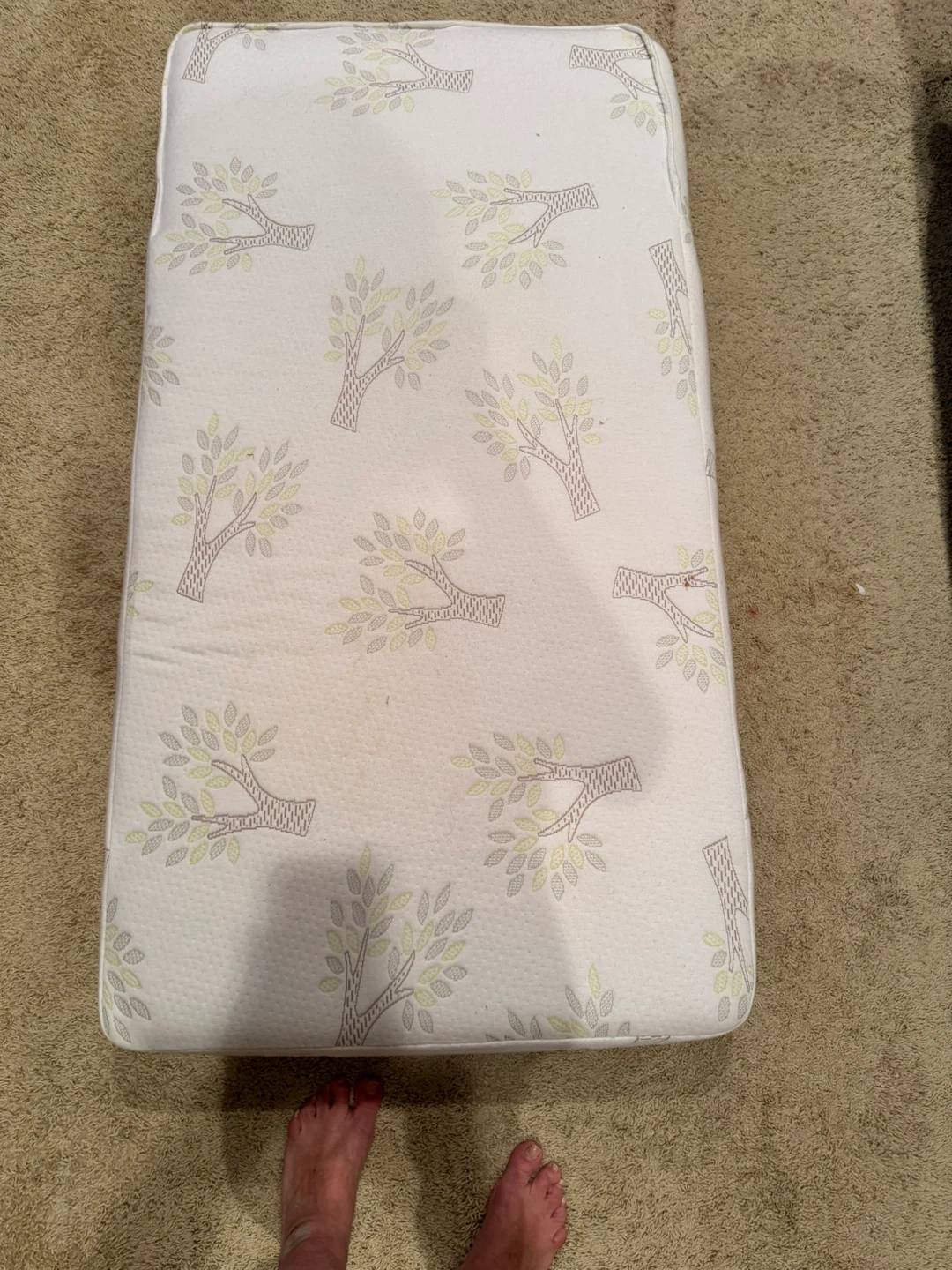 Baby Crib Mattress with Tree Pattern