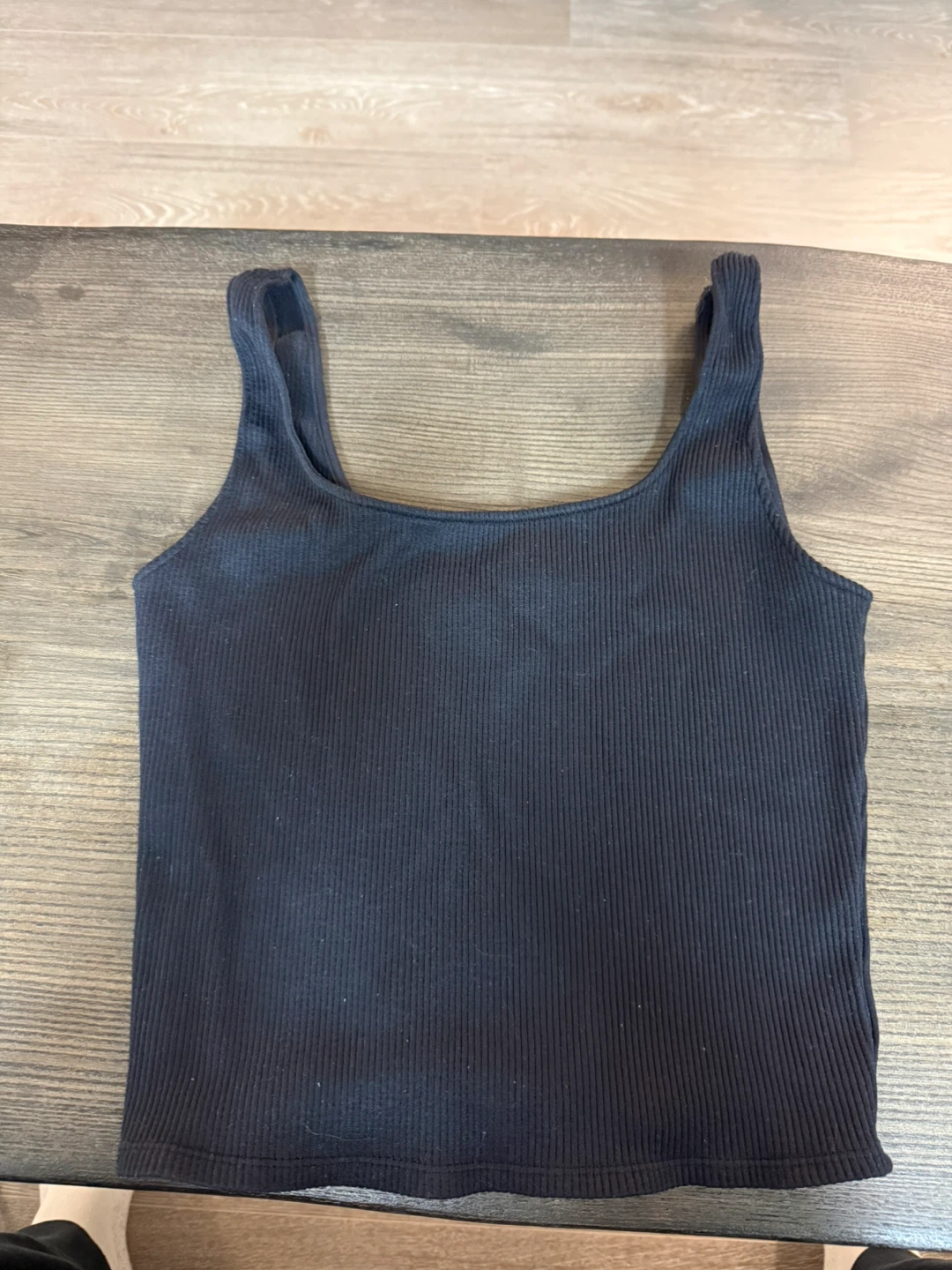 Dynamite Black Ribbed Tank Top - Size M