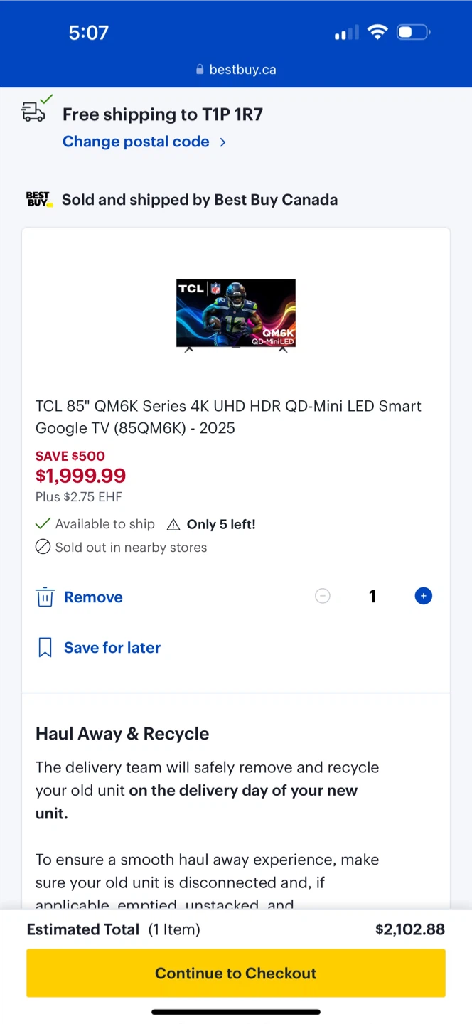 TCL 85" QM6K Series 4K UHD QD-Mini LED Smart Google TV - photo 4