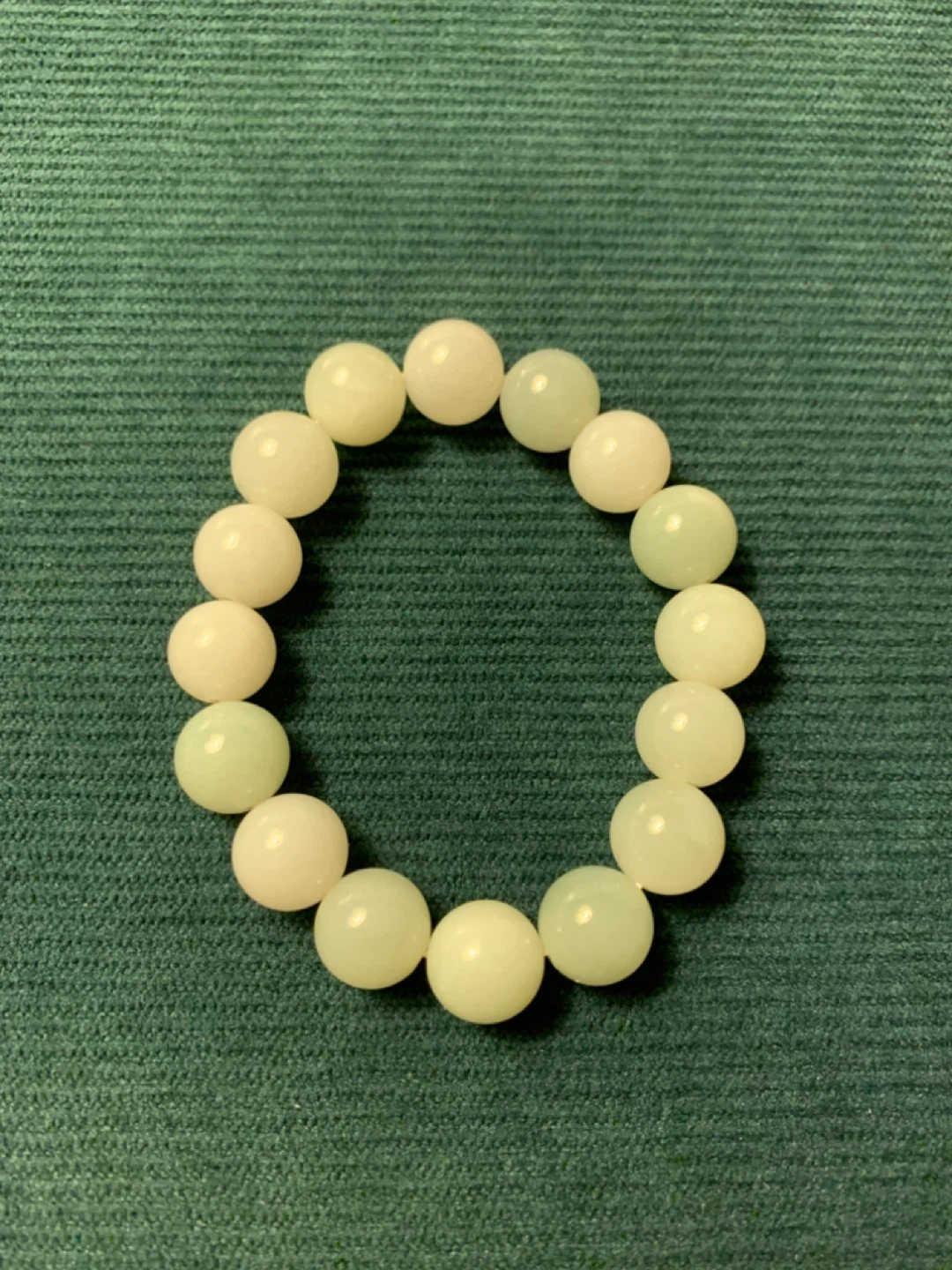 13.3mm Nuobing Burmese Jade Bracelet