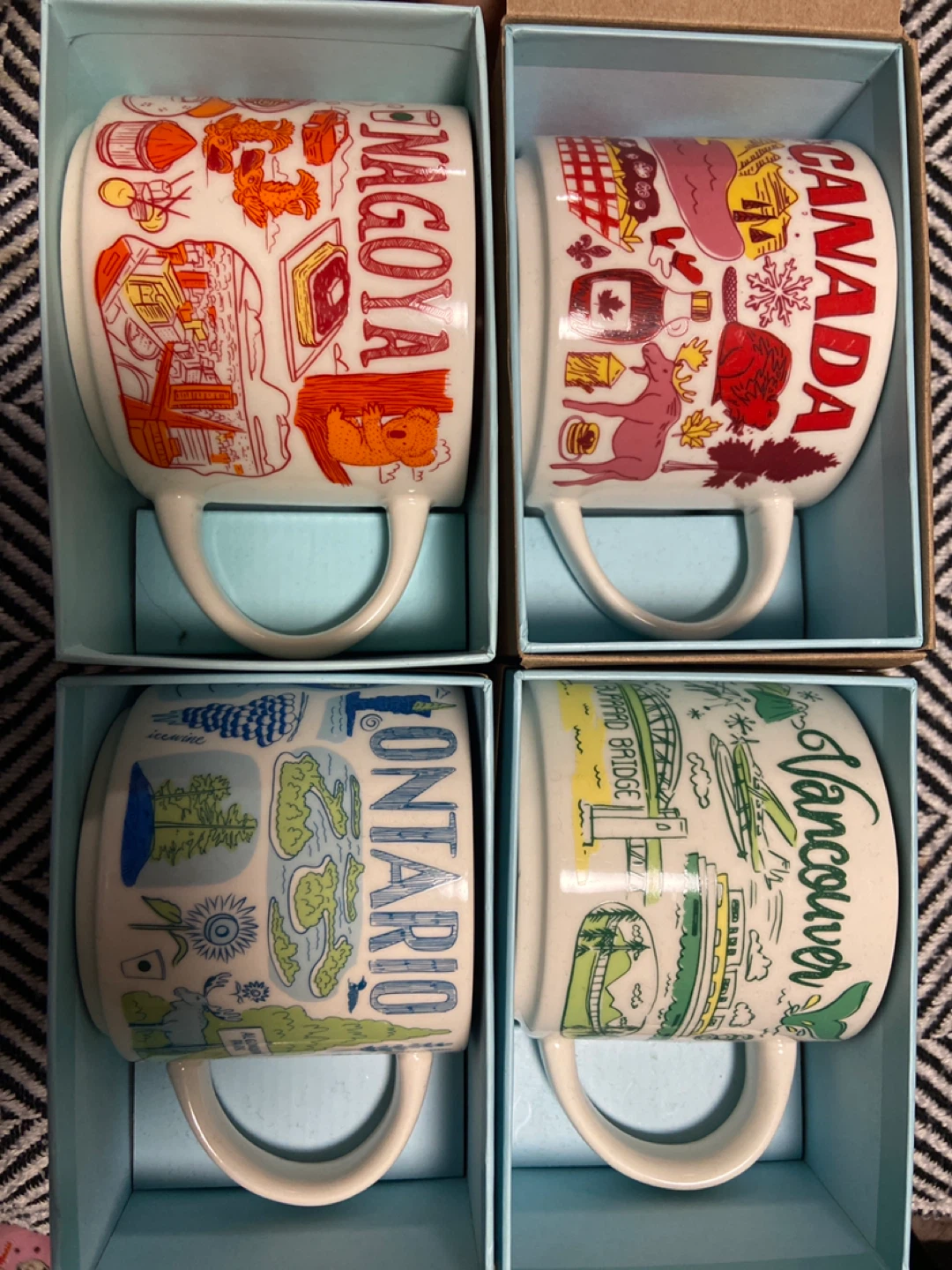 Starbucks mugs BTS (Been there series)