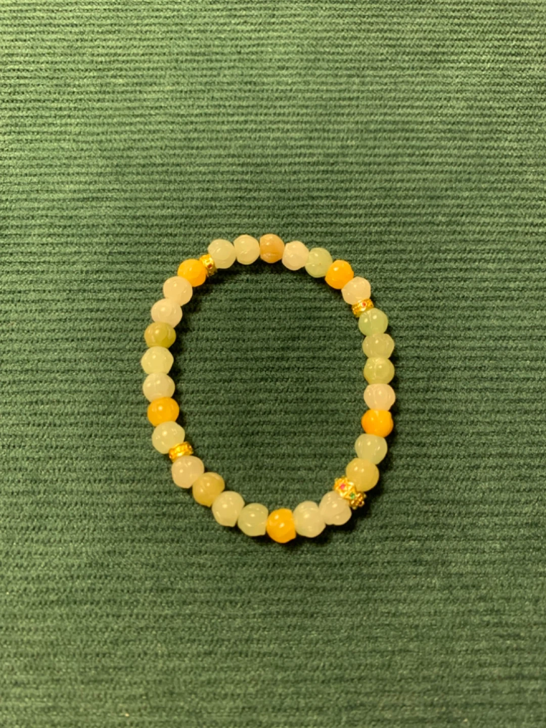Certified Grade A Burmese Jadeite Lotus Bracelet