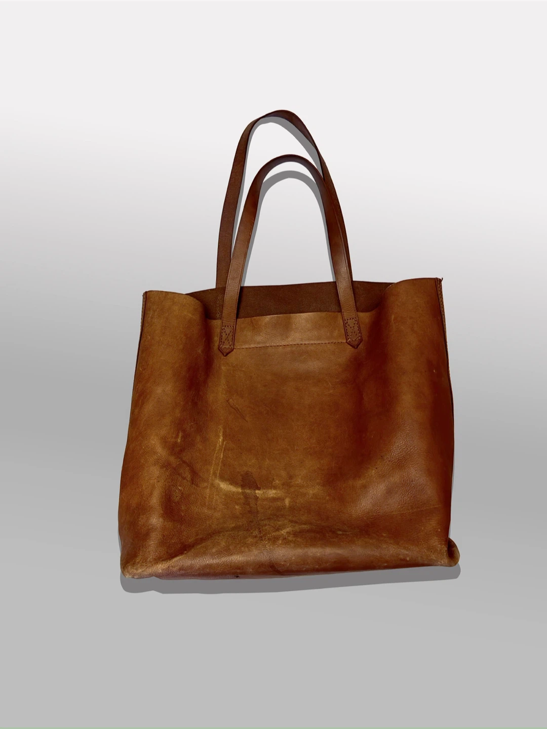 Brown Leather Tote Bag