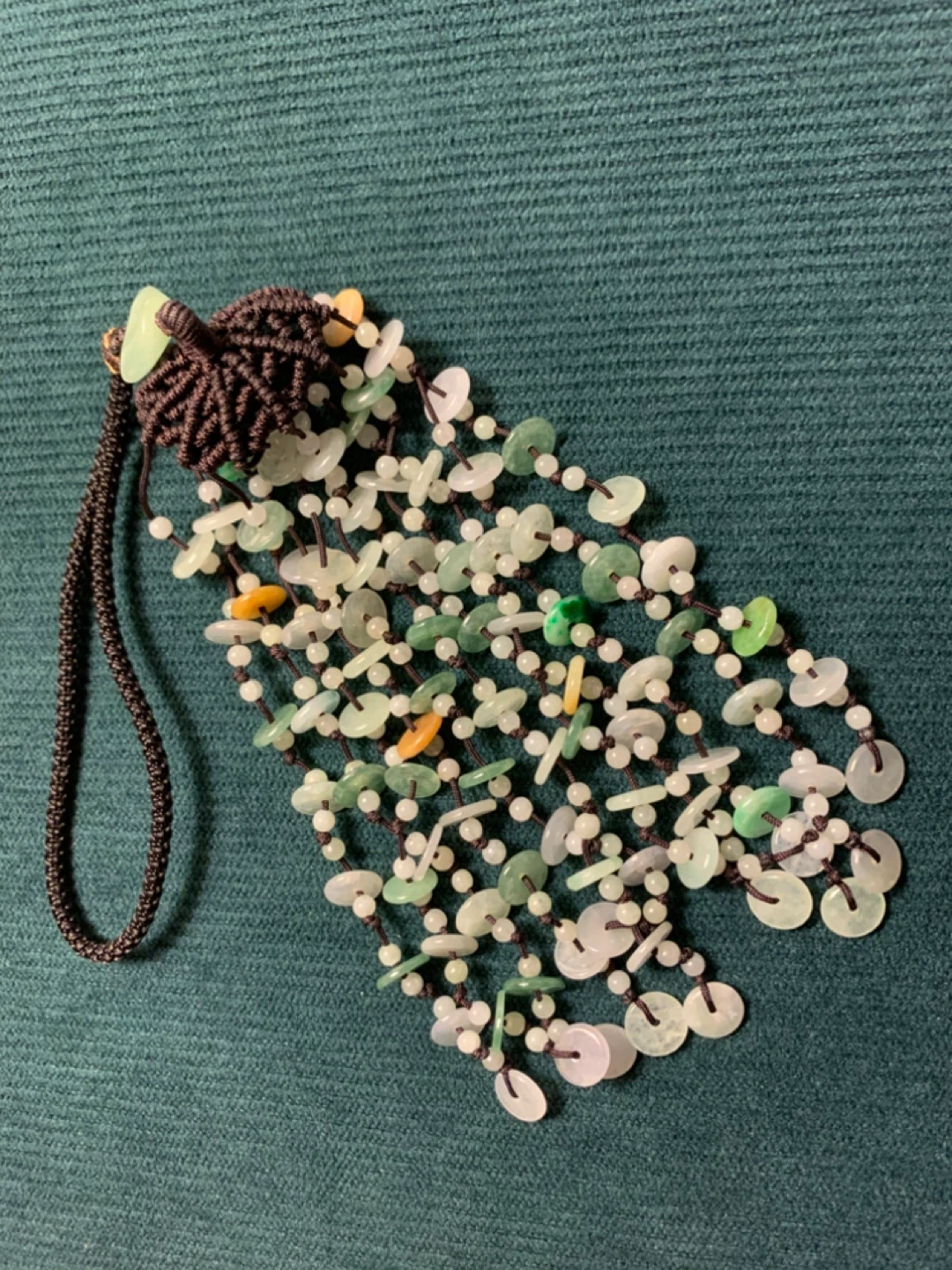 Very Cute Certified Grade A Burmese Jadeite Wind Chime