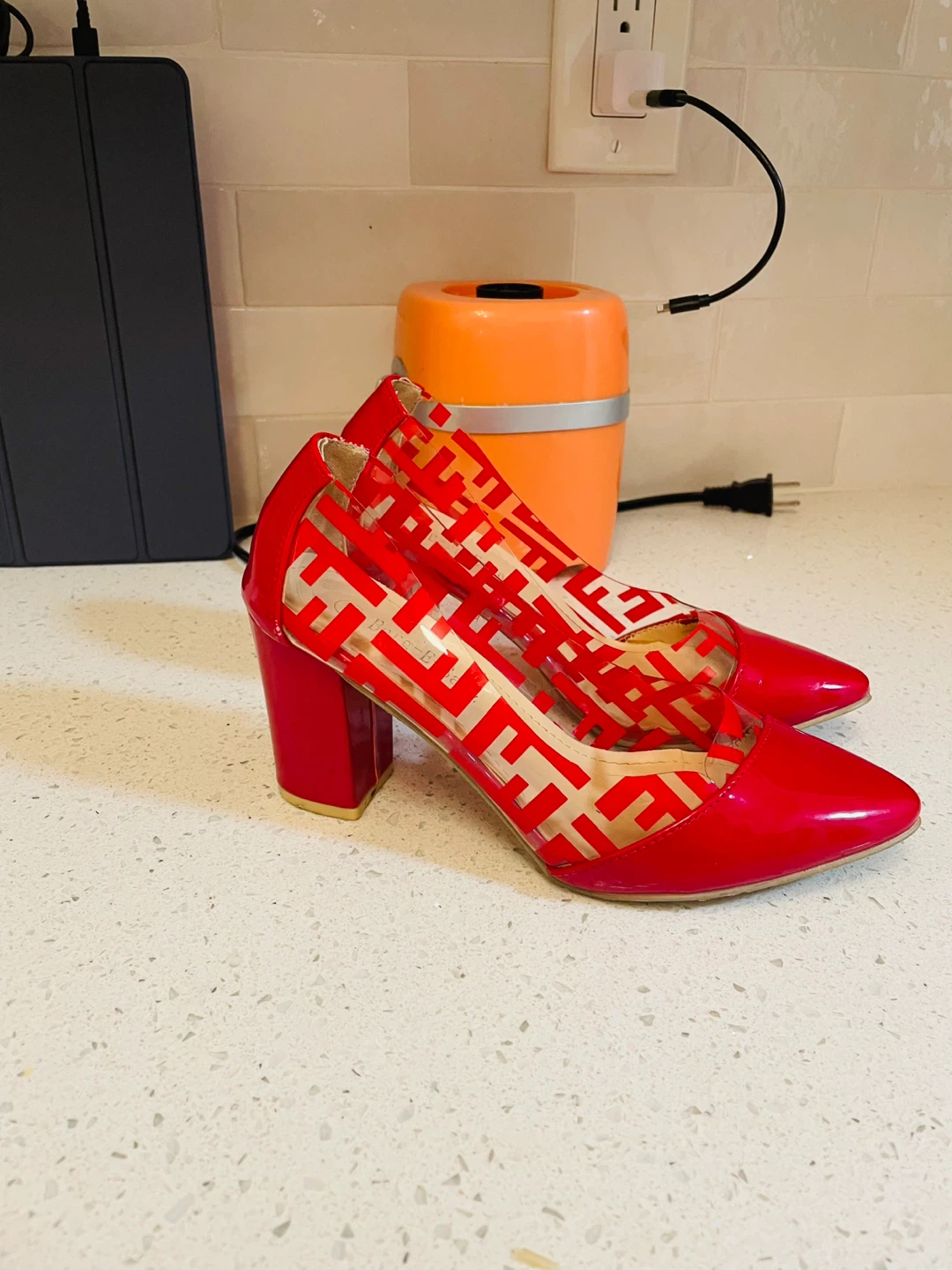 Red shoes