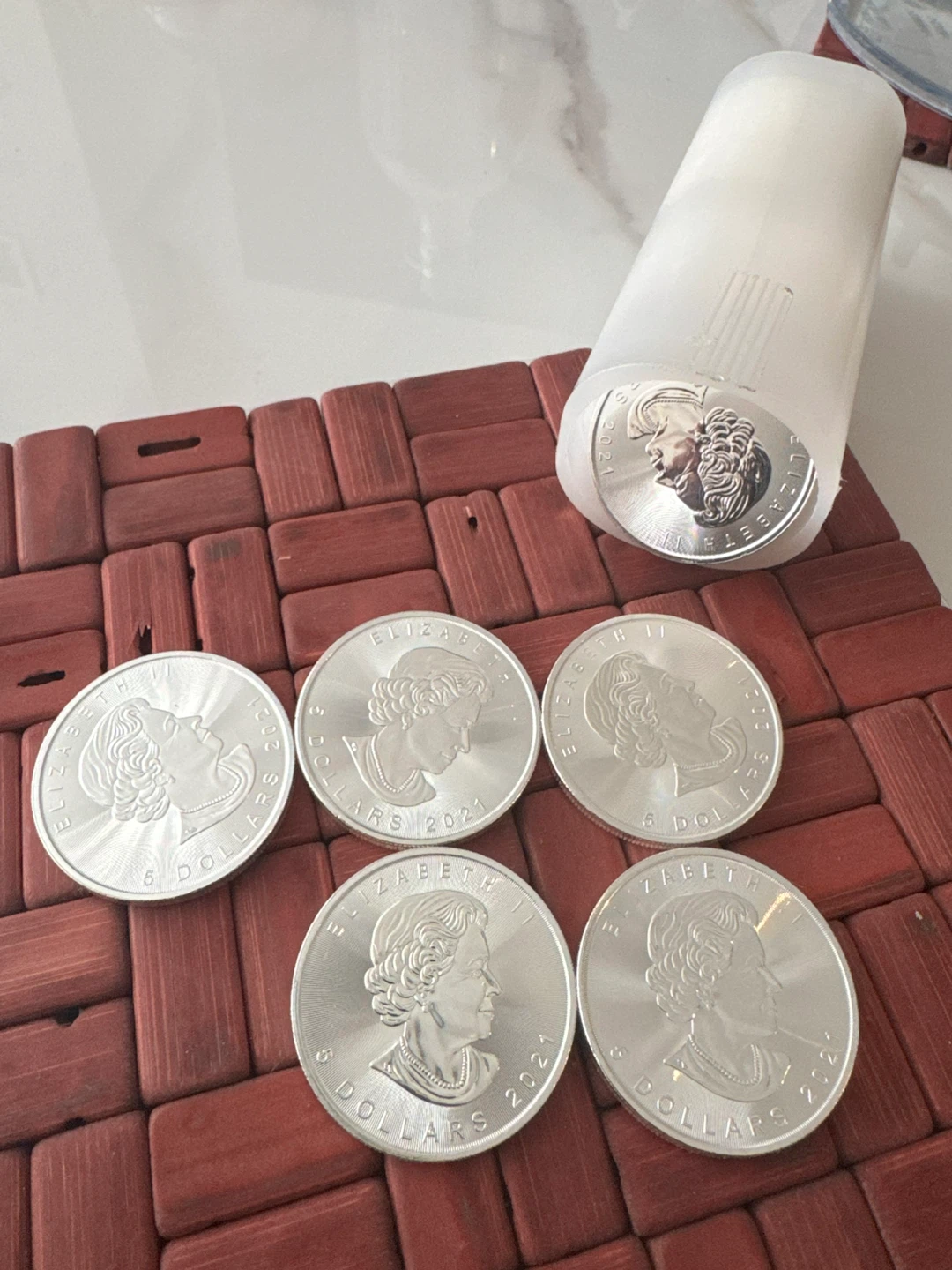 Canadian Silver Maple Leaf Coins - 2021