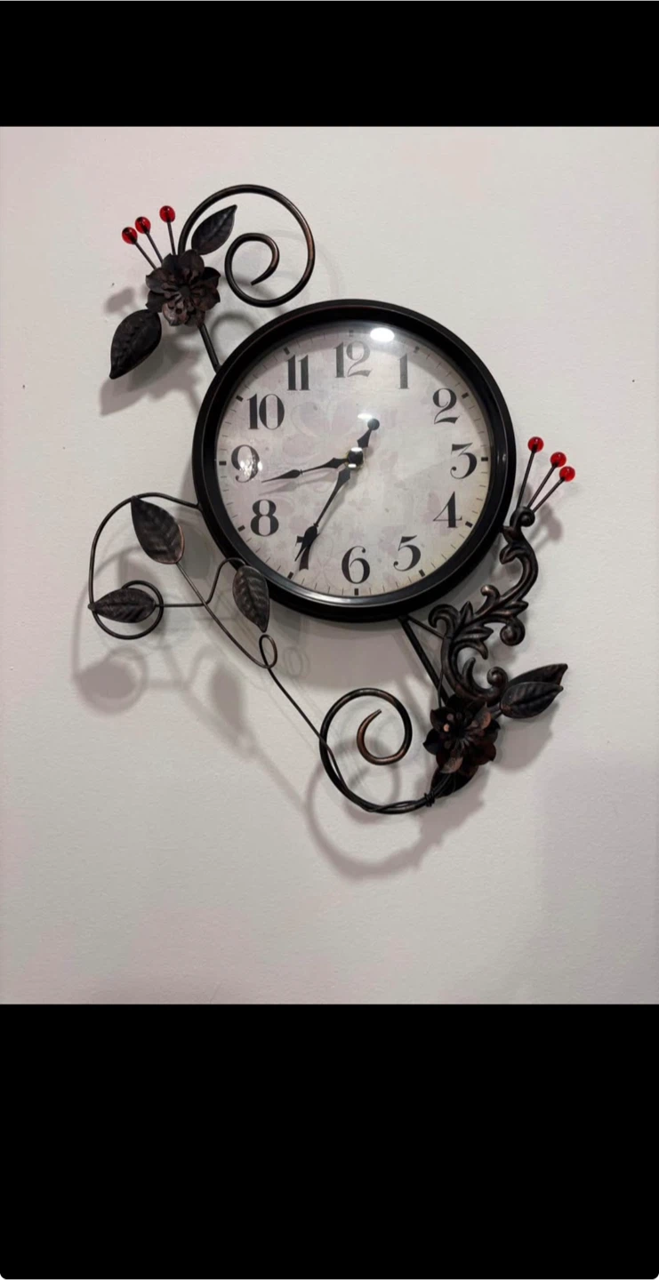 Decorative Metal Wall Clock
