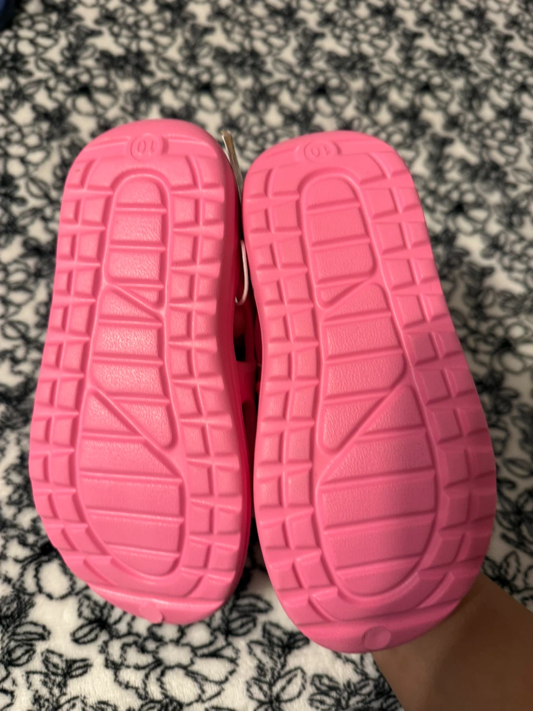 Cat & Jack Pink clog sandals  - Size 10 - photo 2