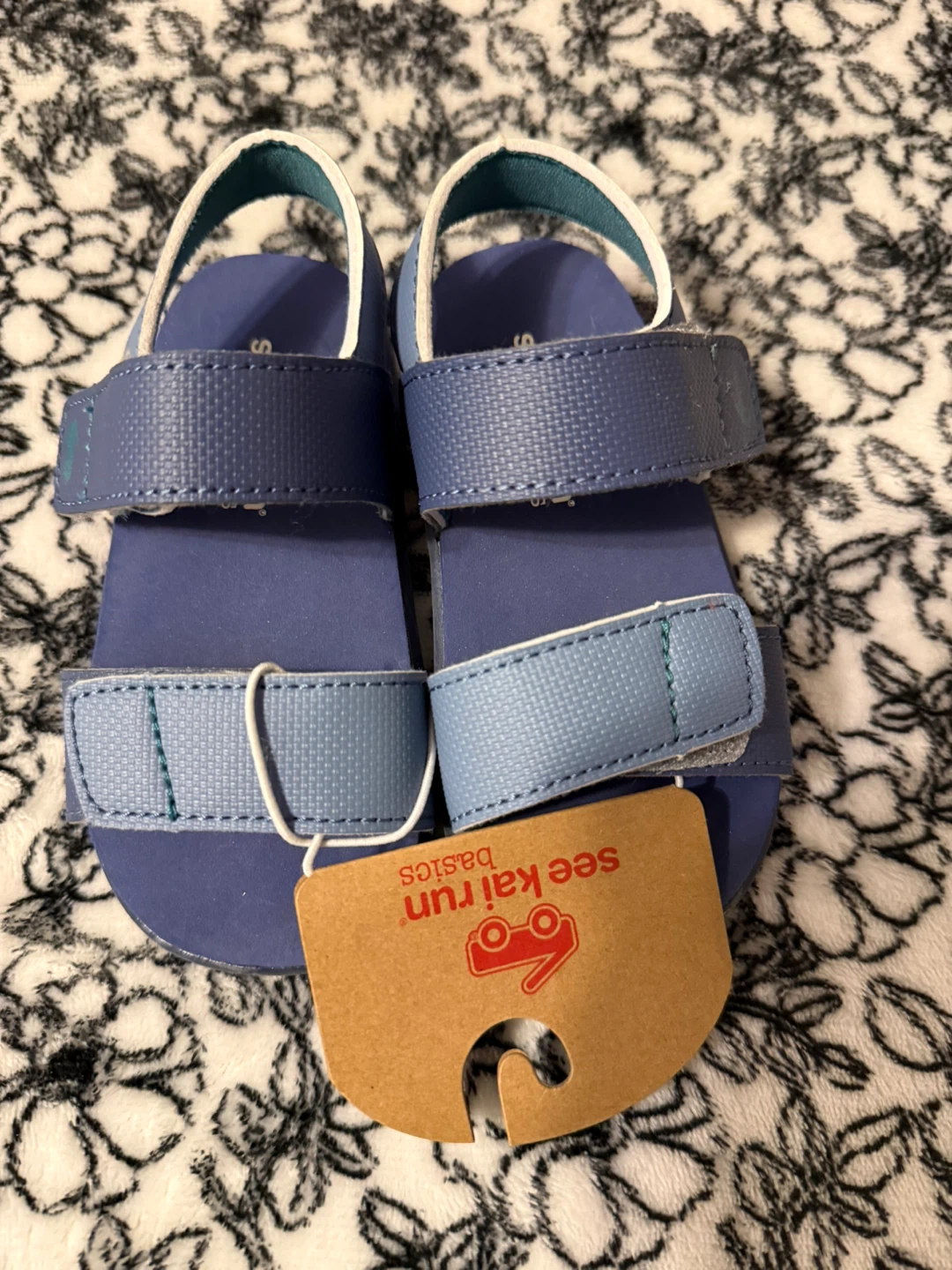 See Kai Run Basics Blue Water-Friendly Sandals Size 7