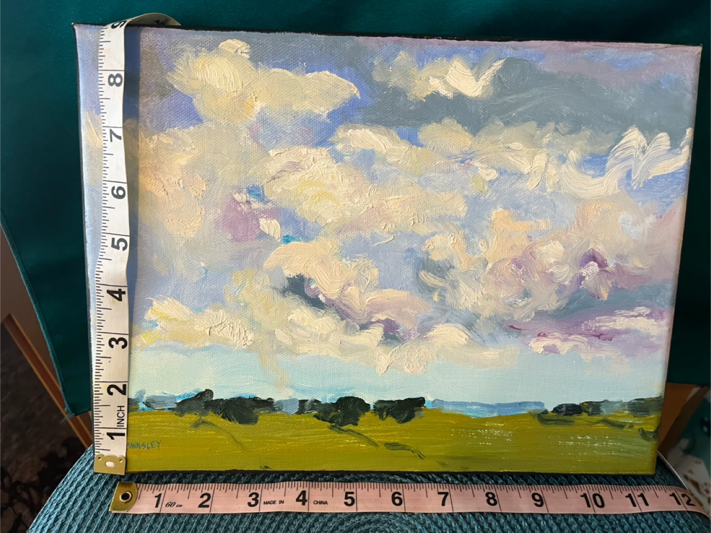 Art- Original Oil Painting, 9x12, Framed - photo 2