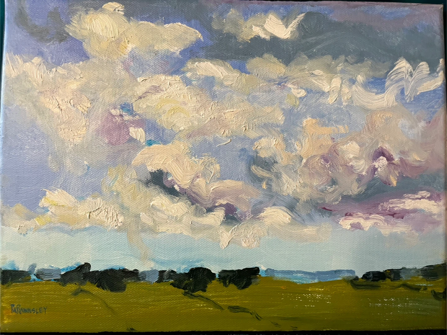 Art- Original Oil Painting, 9x12, Framed
