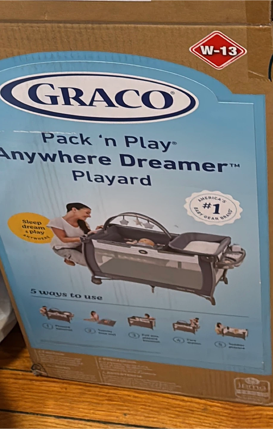 New in box Graco Pack 'n Play Anywhere Dreamer Playard