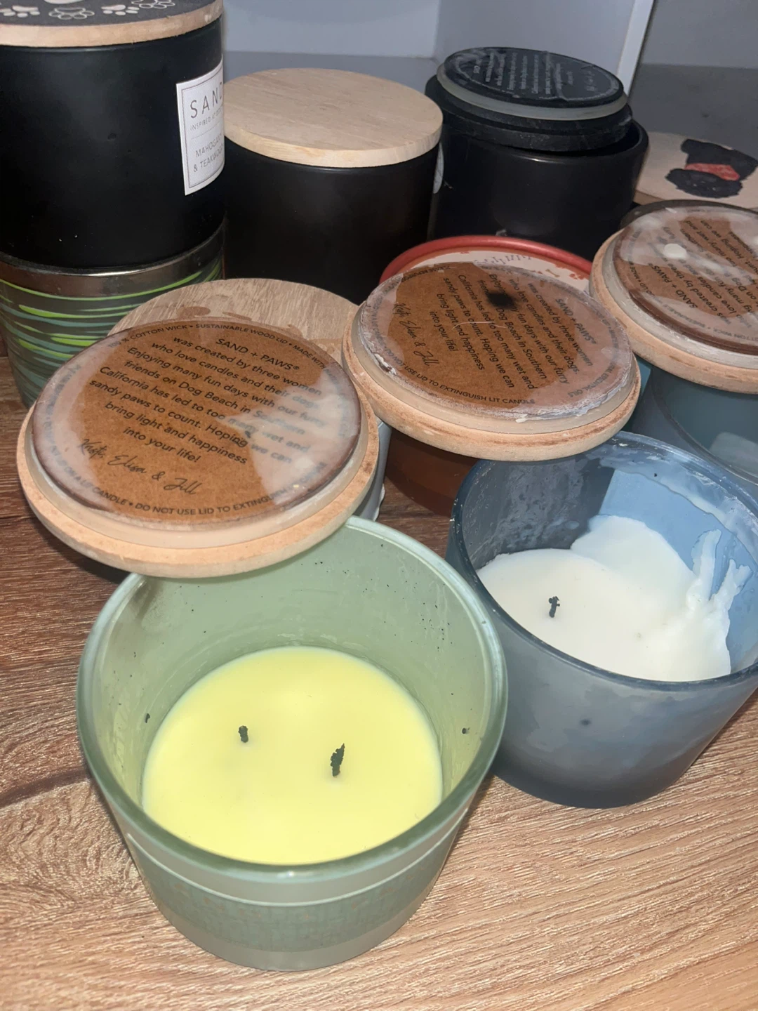 12 empty candle jars - for people who do DIY homemade - photo 3