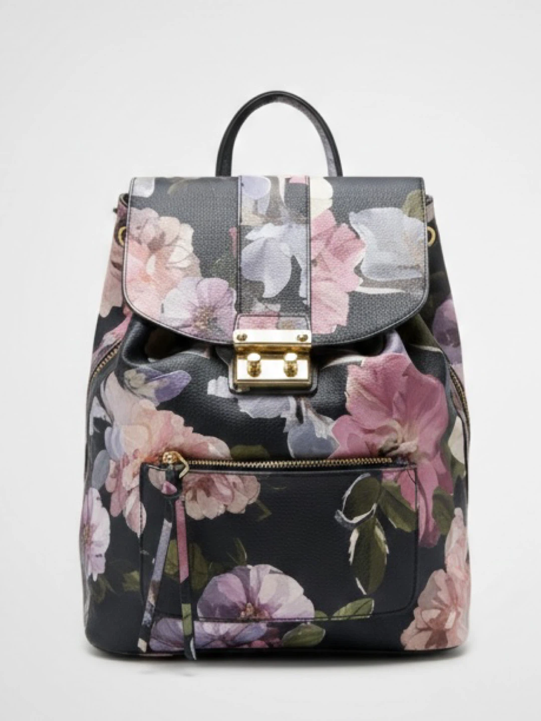 Floral Print Backpack - photo 2