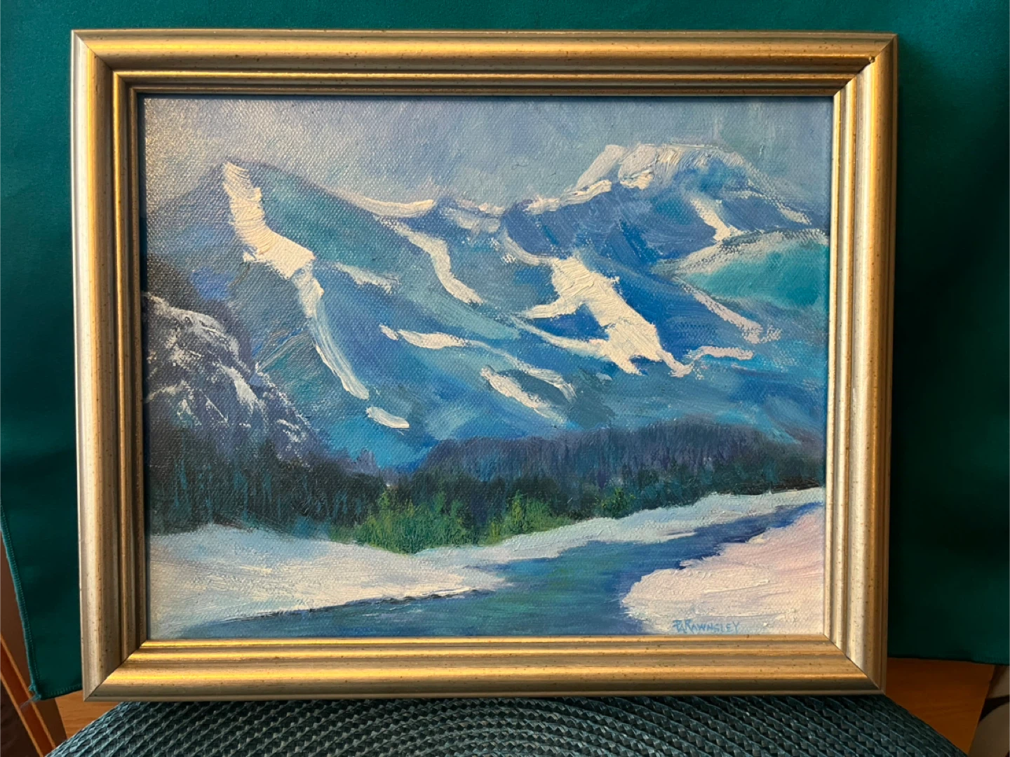 Art- Original Art- Oil Painting by Calgary Artist, 8x10, framed
