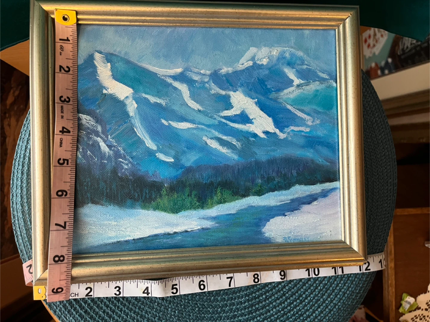 Art- Original Art- Oil Painting by Calgary Artist, 8x10, framed - photo 3