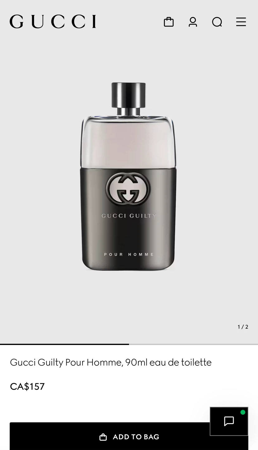 Gucci Guilty Pour Homme Eau de Toilette 90ml