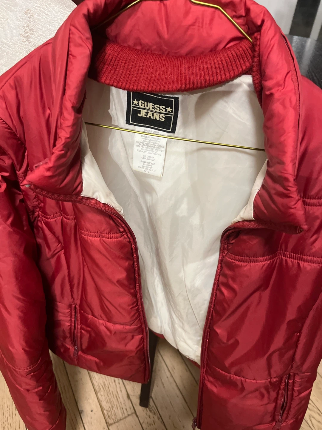 Red Guess Jeans thin Jacket
