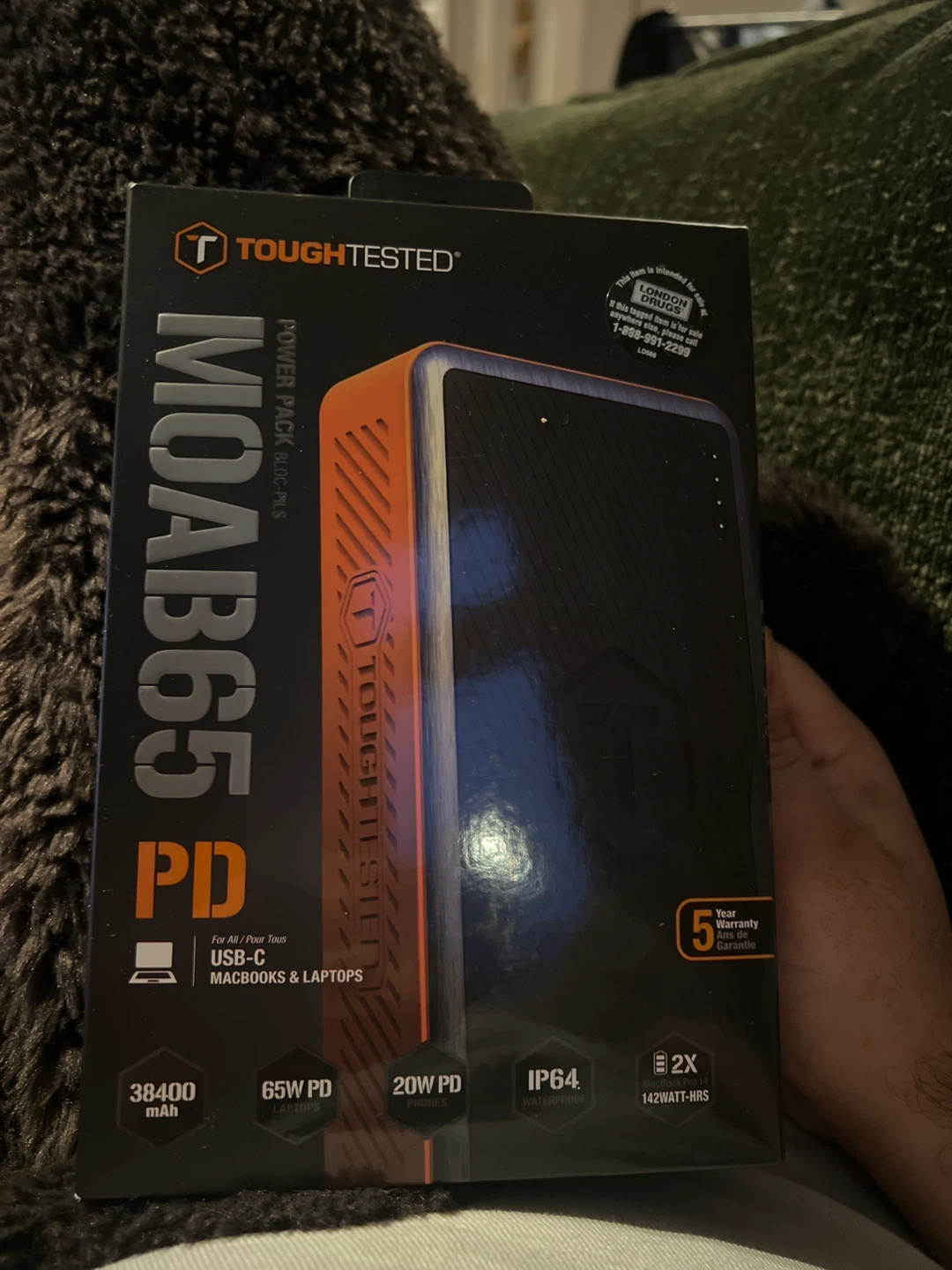 ToughTested MOAB65 PD Power Pack 38,400mAh