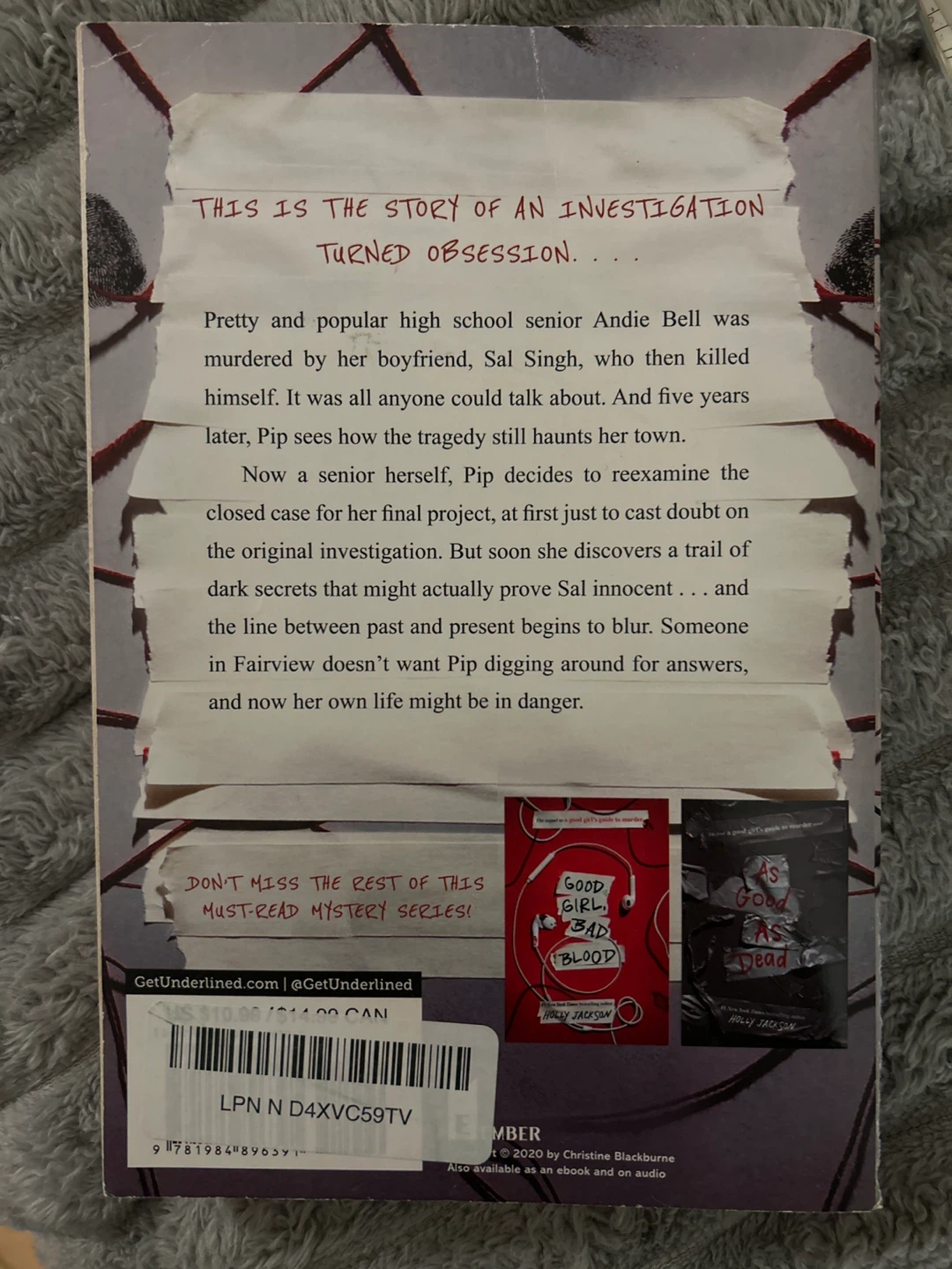 A Good Girl's Guide to Murder by Holly Jackson - Book - photo 2