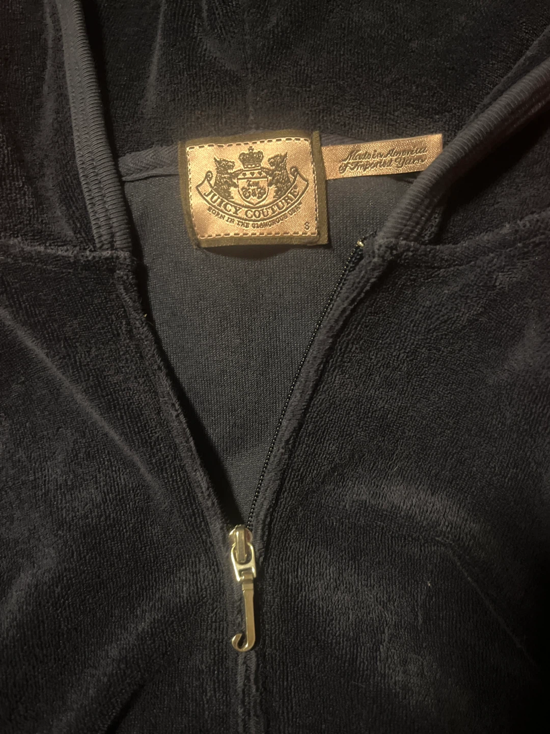 Juicy Couture Velour Hoodie Size S - photo 2