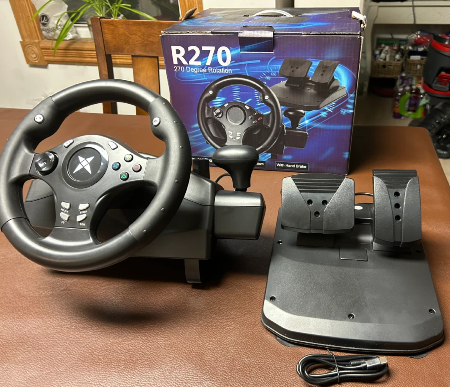DOYO R270 Racing Wheel and Pedals